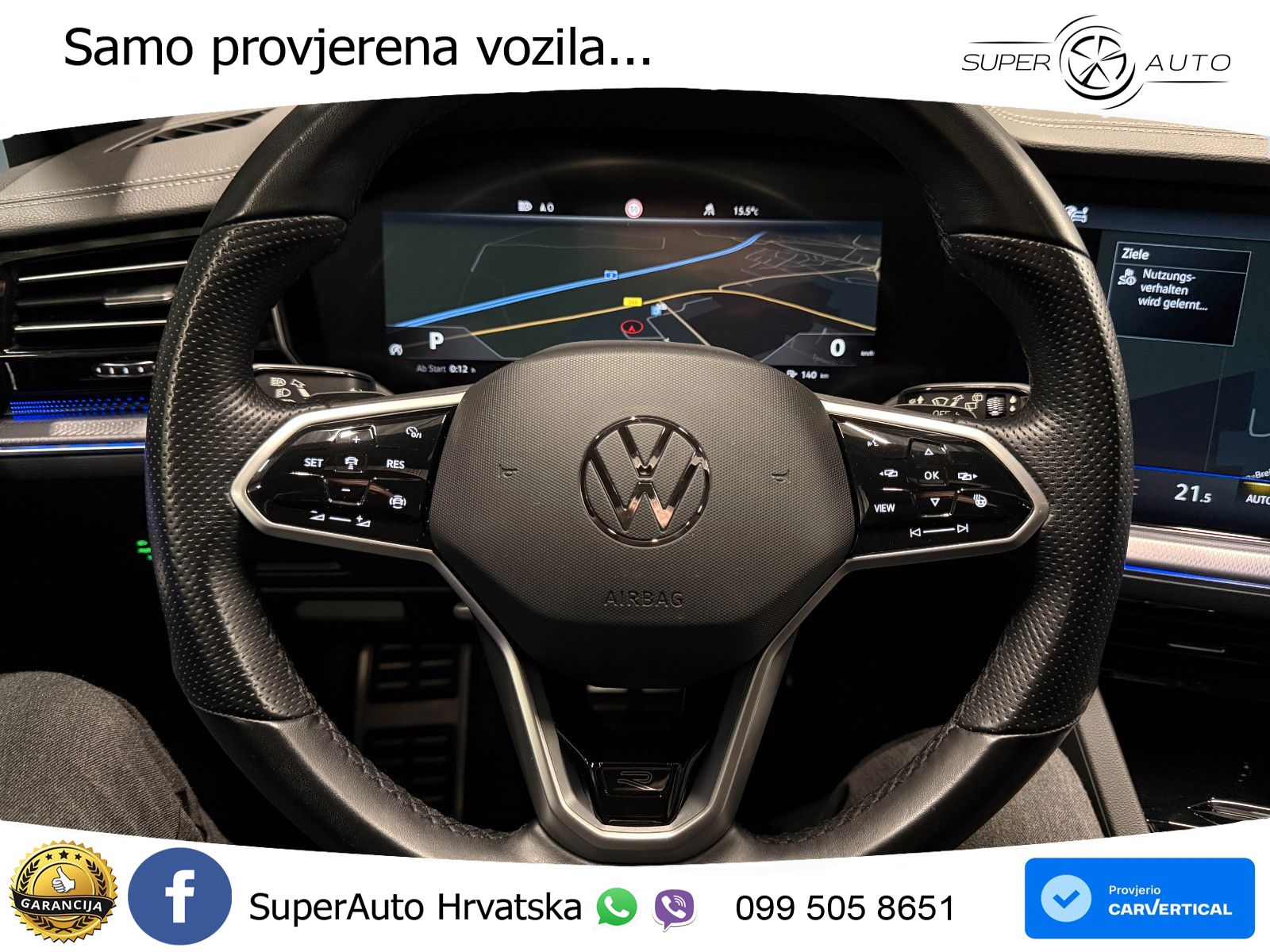 Volkswagen Touareg 3.0 V6 TDI (286 KS) 4MOTION Tiptronic R-Line MATRIX+GR SJED+KAM