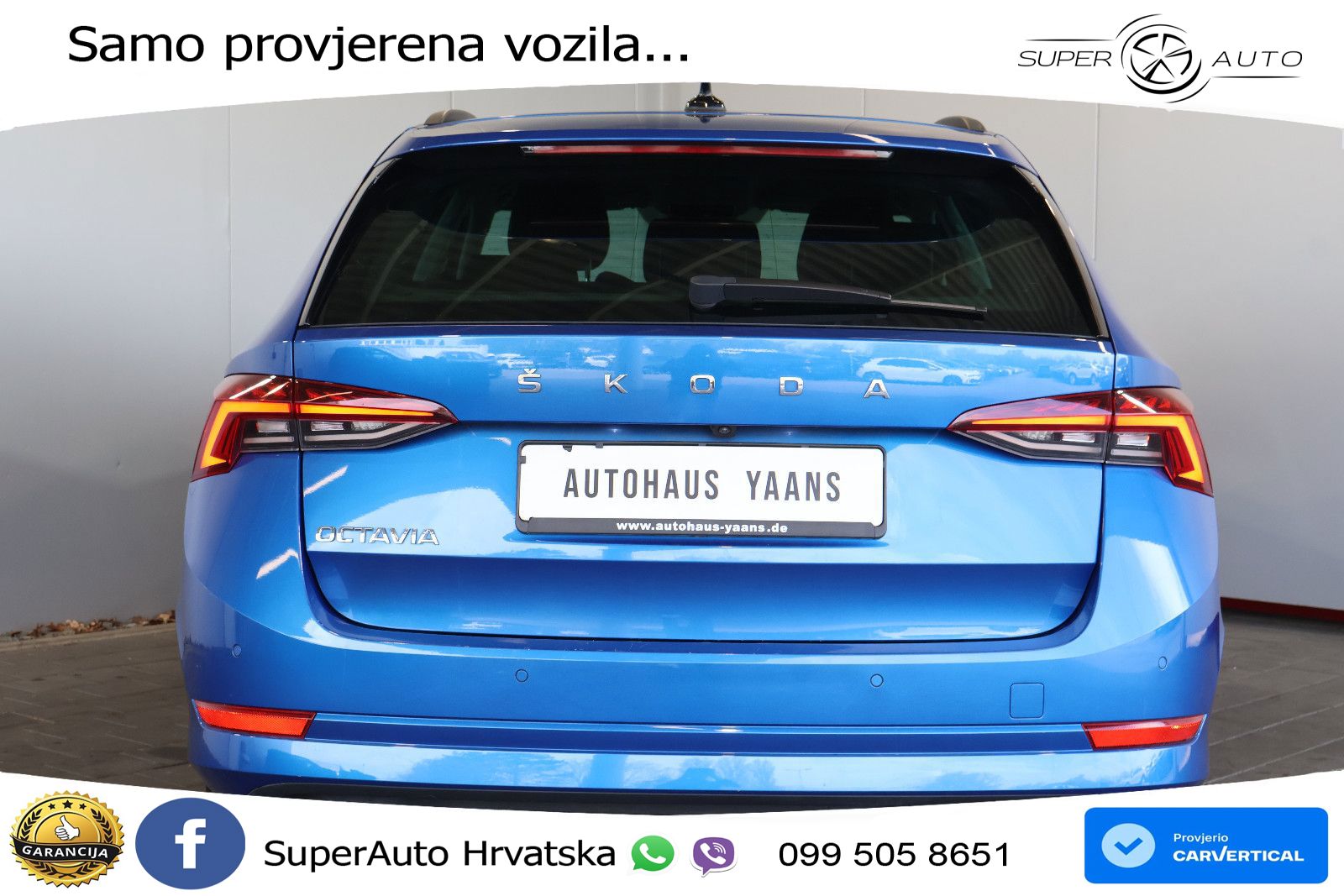 Škoda Octavia Combi 2.0 TDI (150 KS) DSG LED+GR SJED+ACC