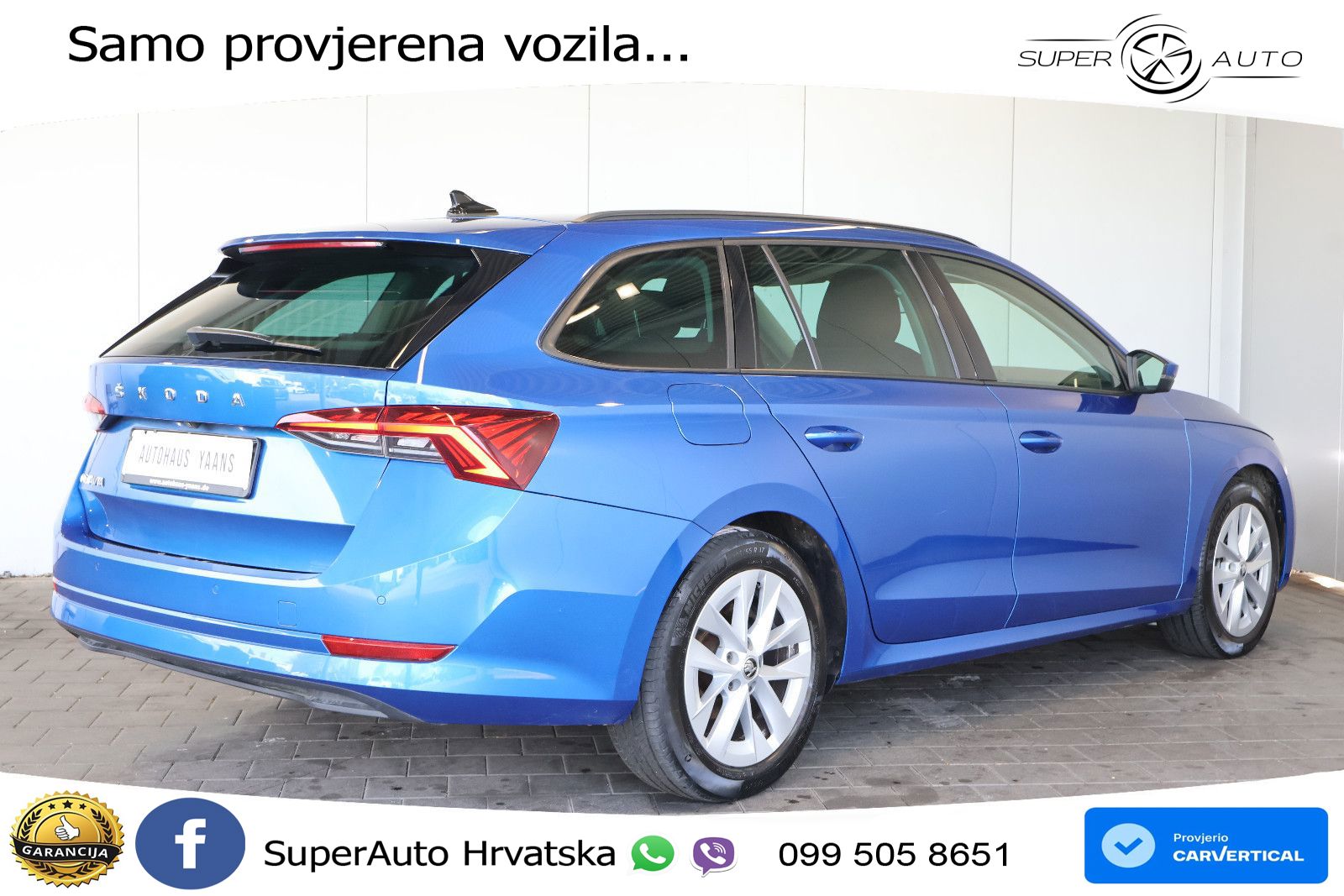 Škoda Octavia Combi 2.0 TDI (150 KS) DSG LED+GR SJED+ACC