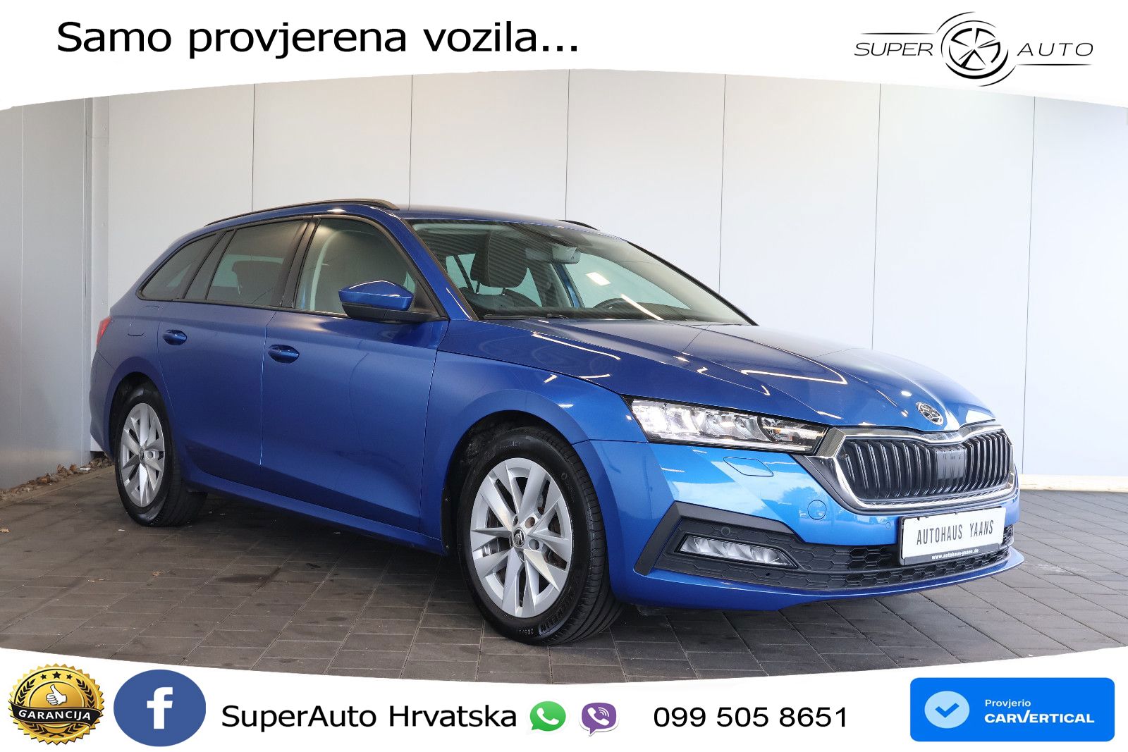 Škoda Octavia Combi 2.0 TDI (150 KS) DSG LED+GR SJED+ACC