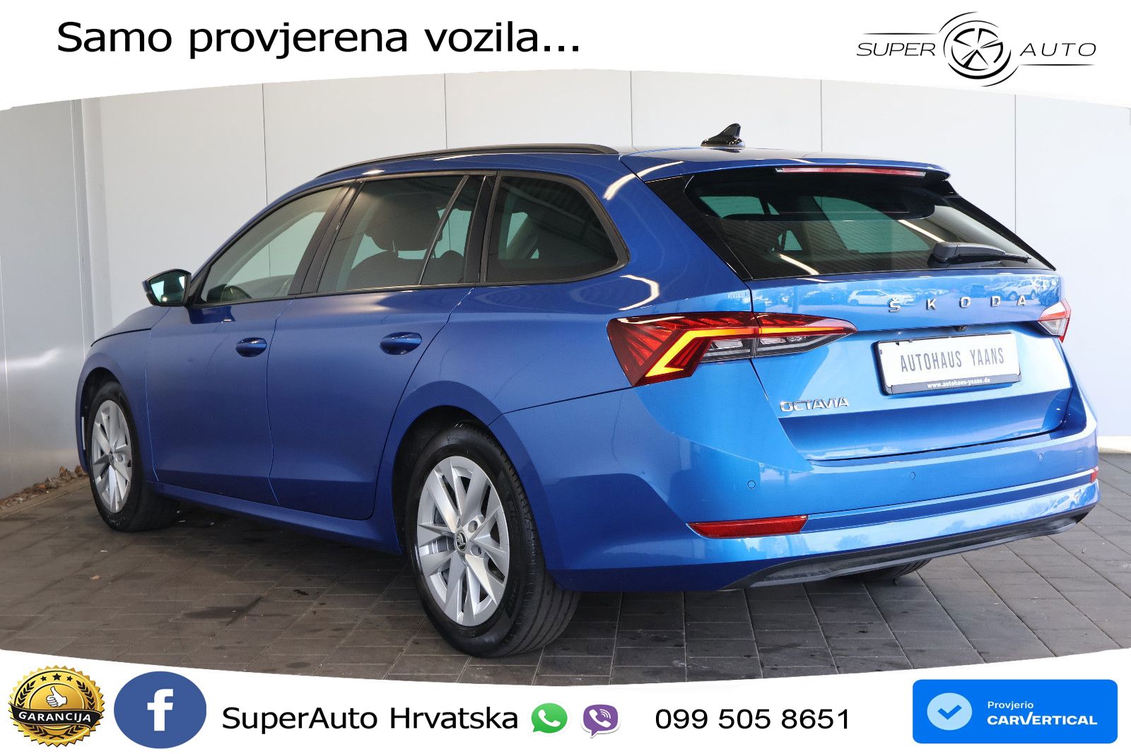 Škoda Octavia Combi 2.0 TDI (150 KS) DSG LED+GR SJED+ACC