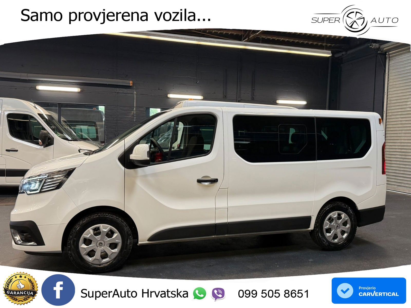 Renault Trafic Kombi L1H1 Life Style 8 Sitze AC LED PDC 110 KS