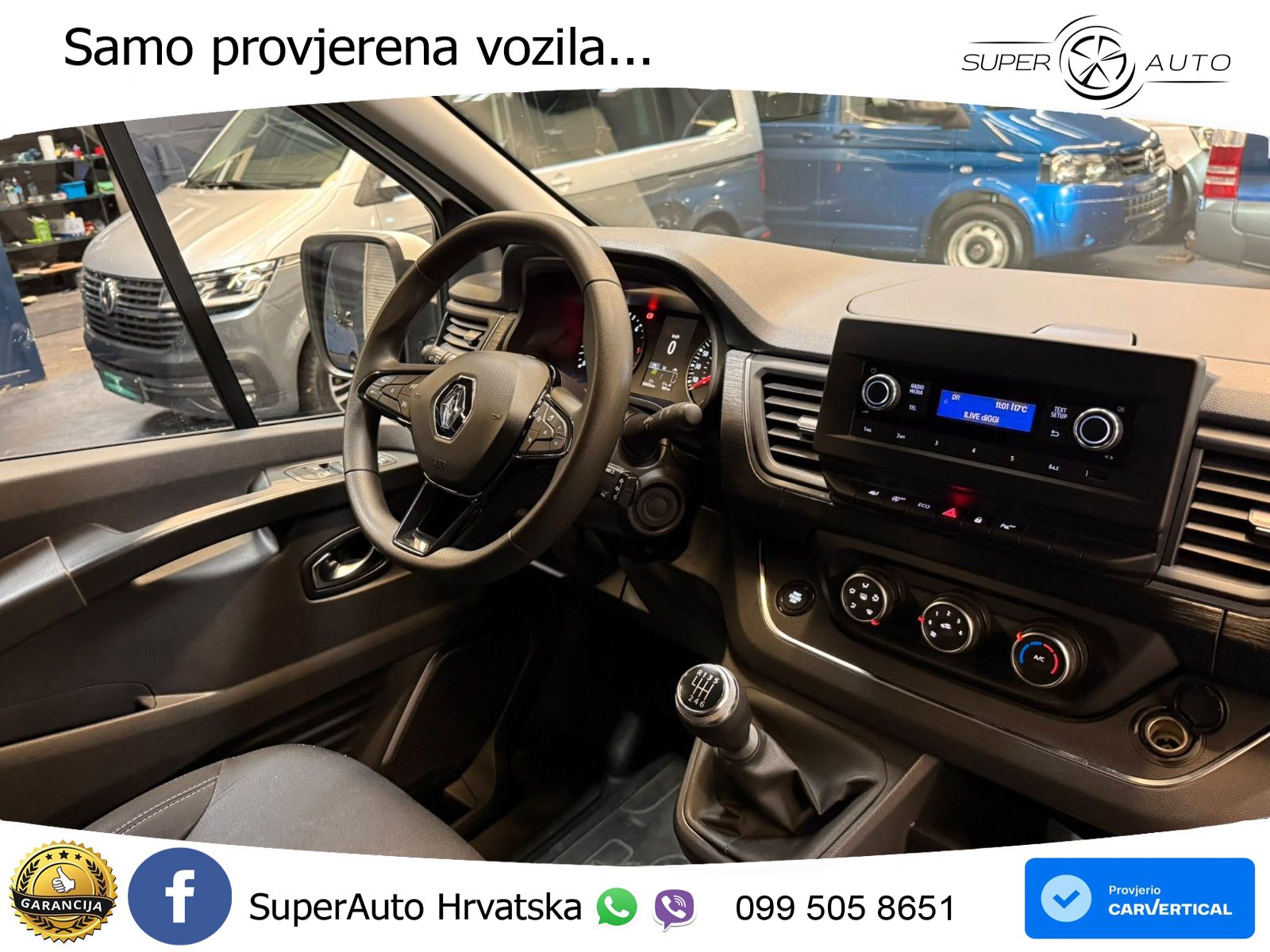 Renault Trafic Kombi L1H1 Life Style 8 Sitze AC LED PDC 110 KS