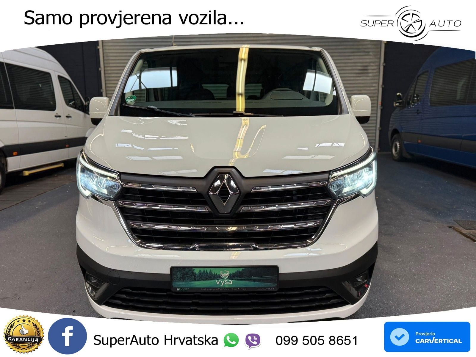 Renault Trafic Kombi L1H1 Life Style 8 Sitze AC LED PDC 110 KS