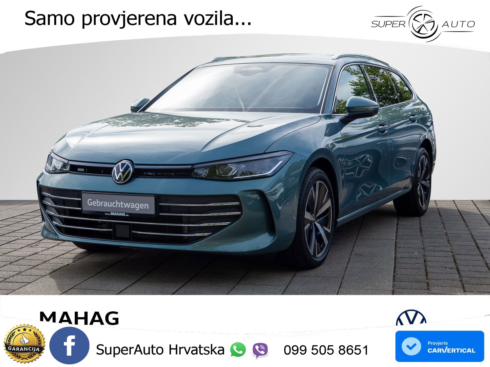 Volkswagen Passat Variant 1.5 eTSI (150 KS) DSG Business LED+GR SJED+ACC