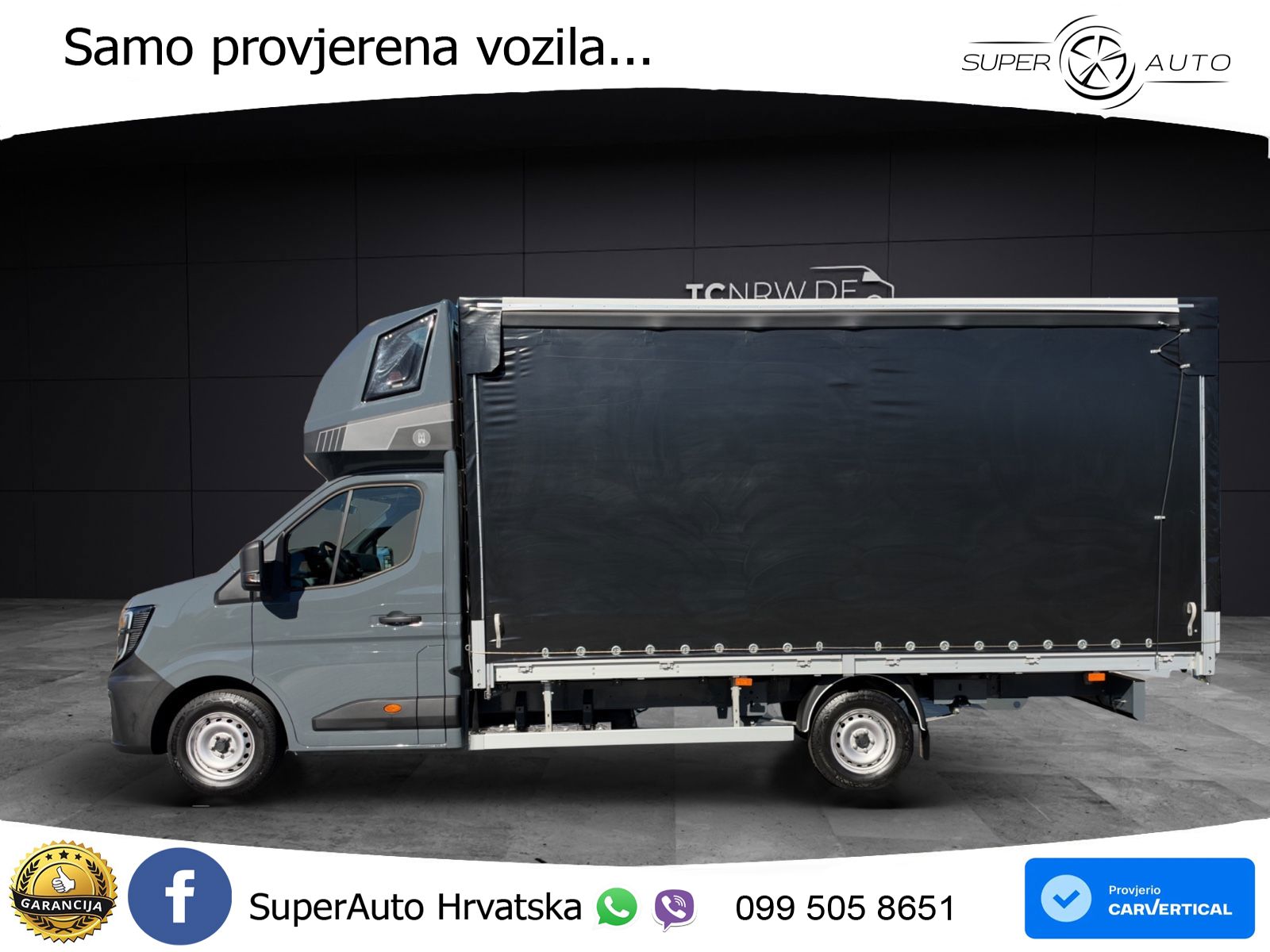 Renault Master Schiebeplane Schlafkabine Automatik 170 KS