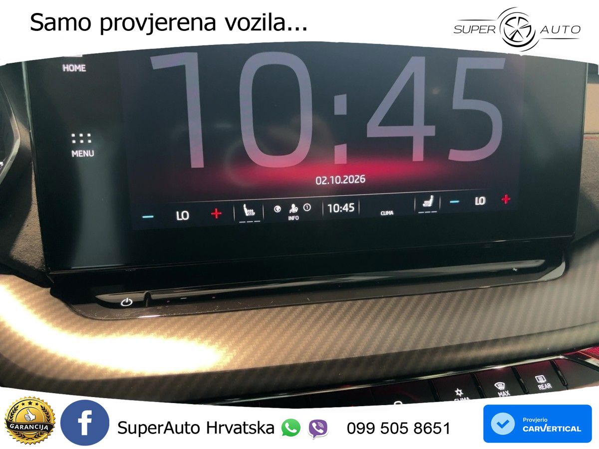 Škoda Octavia Combi RS 2.0 TDI (200 KS) DSG MATRIX+GR SJED+KAM