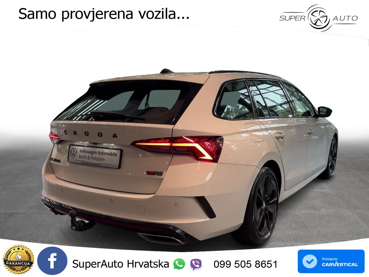 Škoda Octavia Combi RS 2.0 TDI (200 KS) DSG MATRIX+GR SJED+KAM