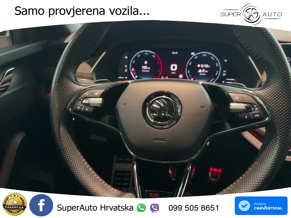 Škoda Octavia Combi RS 2.0 TDI (200 KS) DSG MATRIX+GR SJED+KAM