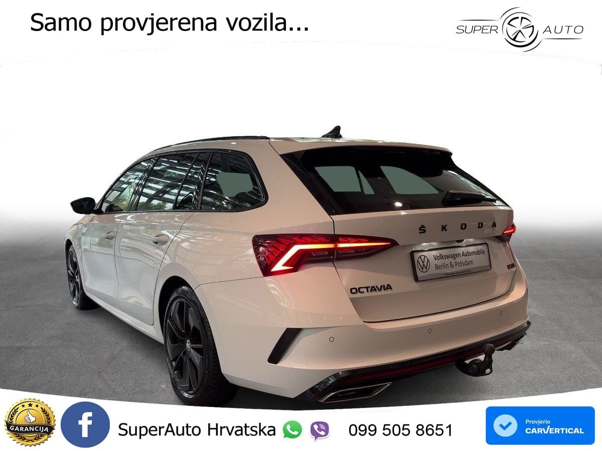 Škoda Octavia Combi RS 2.0 TDI (200 KS) DSG MATRIX+GR SJED+KAM