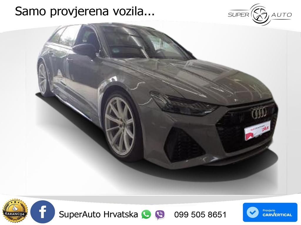 Audi RS6 Avant 4.0 TFSI V8 (600 KS) quattro Tiptronic ZRAČNI+ACC+GR SJED+KAM
