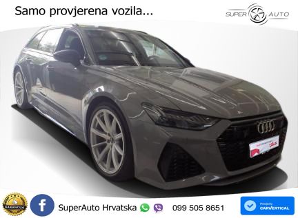 Audi RS6 Avant 4.0 TFSI V8 (600 KS) quattro Tiptronic ZRAČNI+ACC+GR SJED+KAM