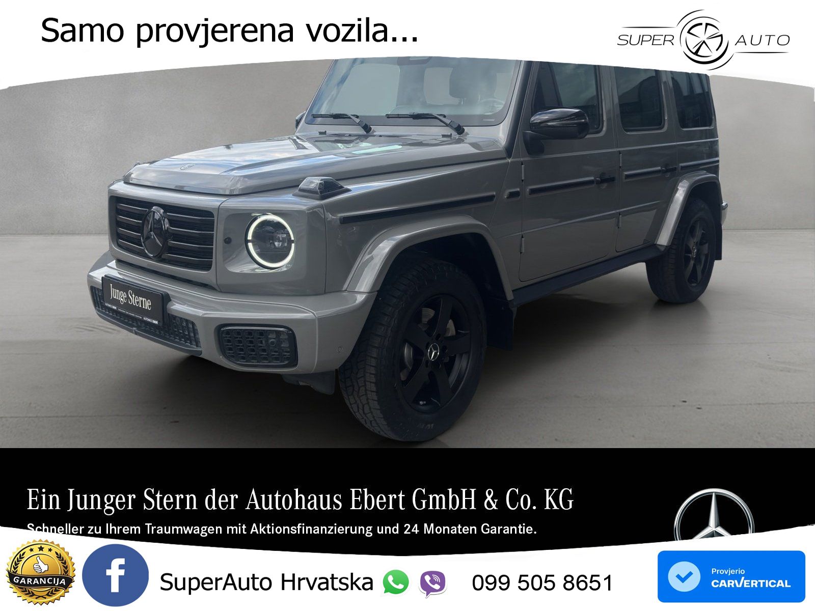 Mercedes G 450d Long (367 KS) 4MATIC 9G-TRONIC Superior ACC+GR SJED+360+PANO