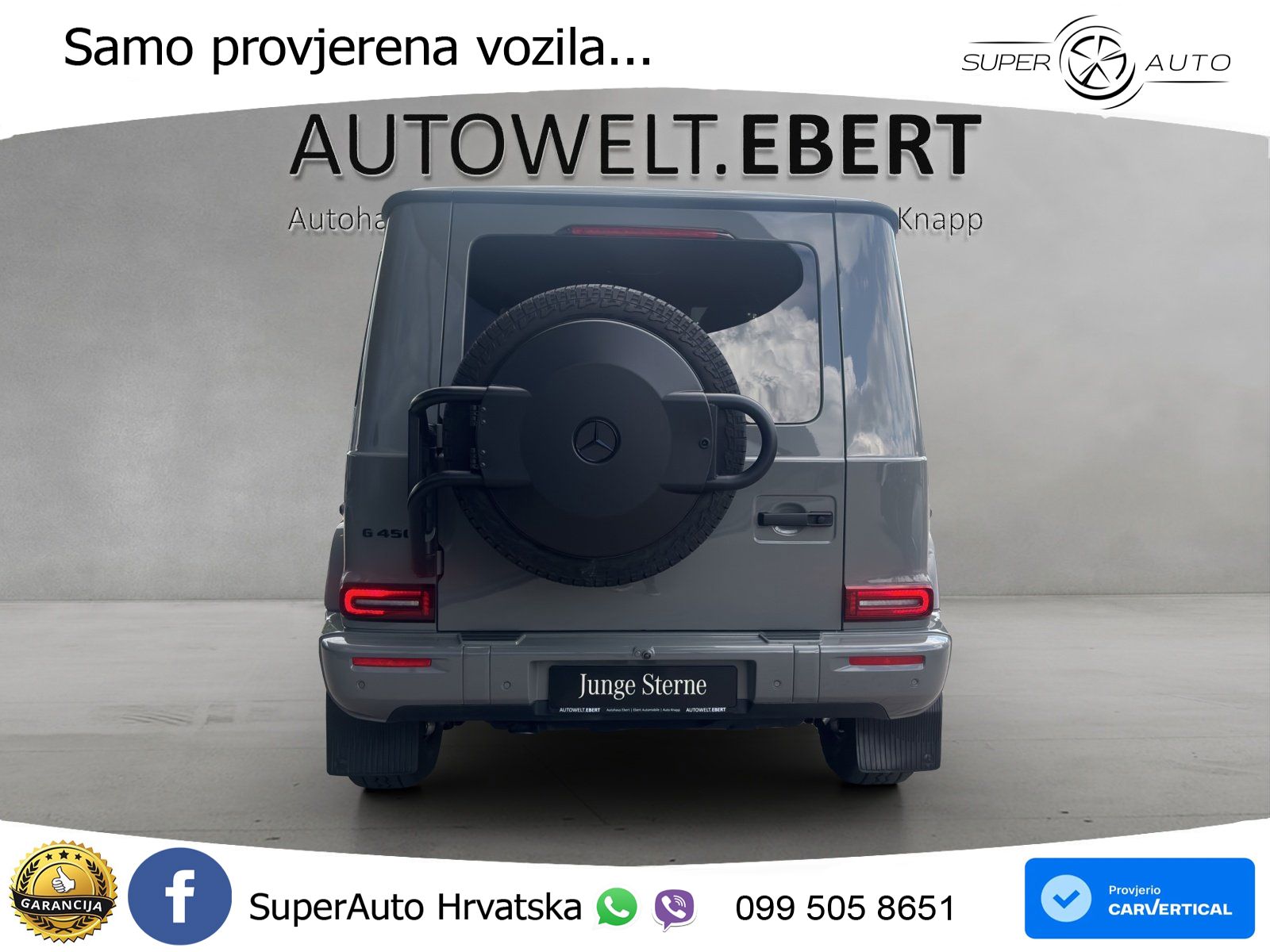 Mercedes G 450d Long (367 KS) 4MATIC 9G-TRONIC Superior ACC+GR SJED+360+PANO