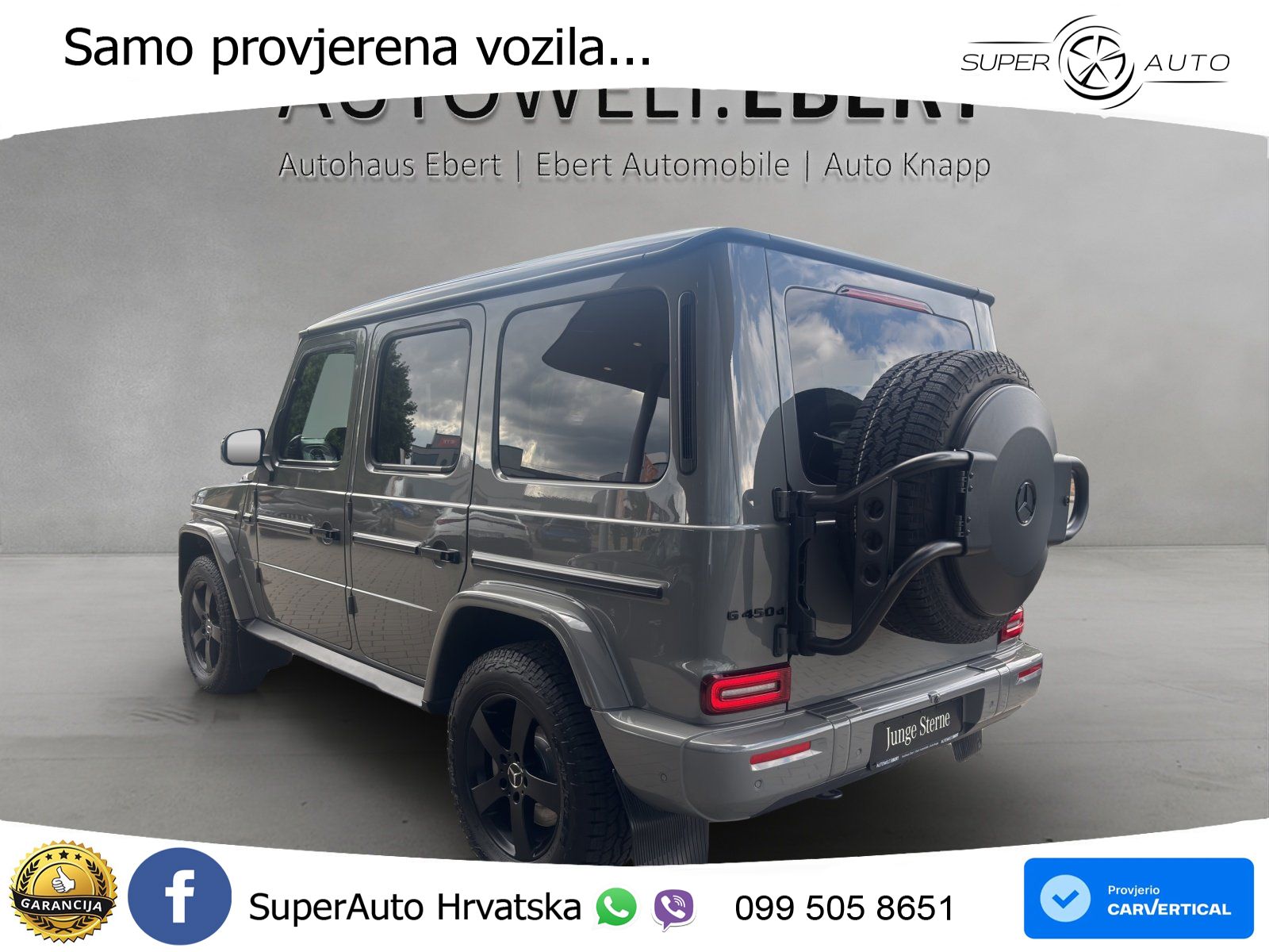 Mercedes G 450d Long (367 KS) 4MATIC 9G-TRONIC Superior ACC+GR SJED+360+PANO
