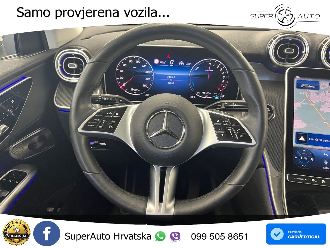 Mercedes GLC 300e (313 KS) 4MATIC 9G-TRONIC Avantgarde ZRAČNI+ACC+GR SJED+360+PANO