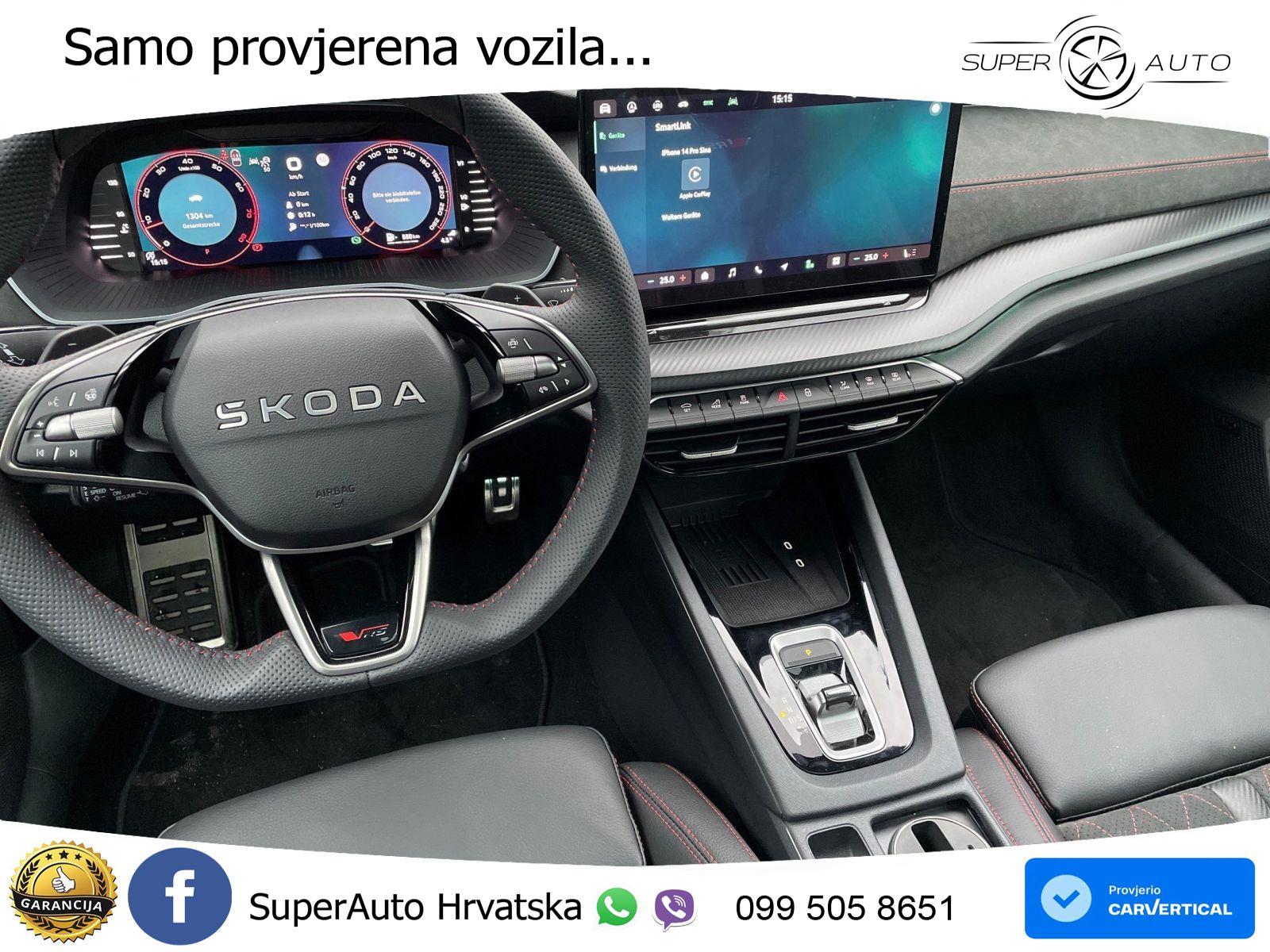 Škoda Octavia Combi RS 2.0 TSI (265 KS) DSG LED+GR SJED+ACC