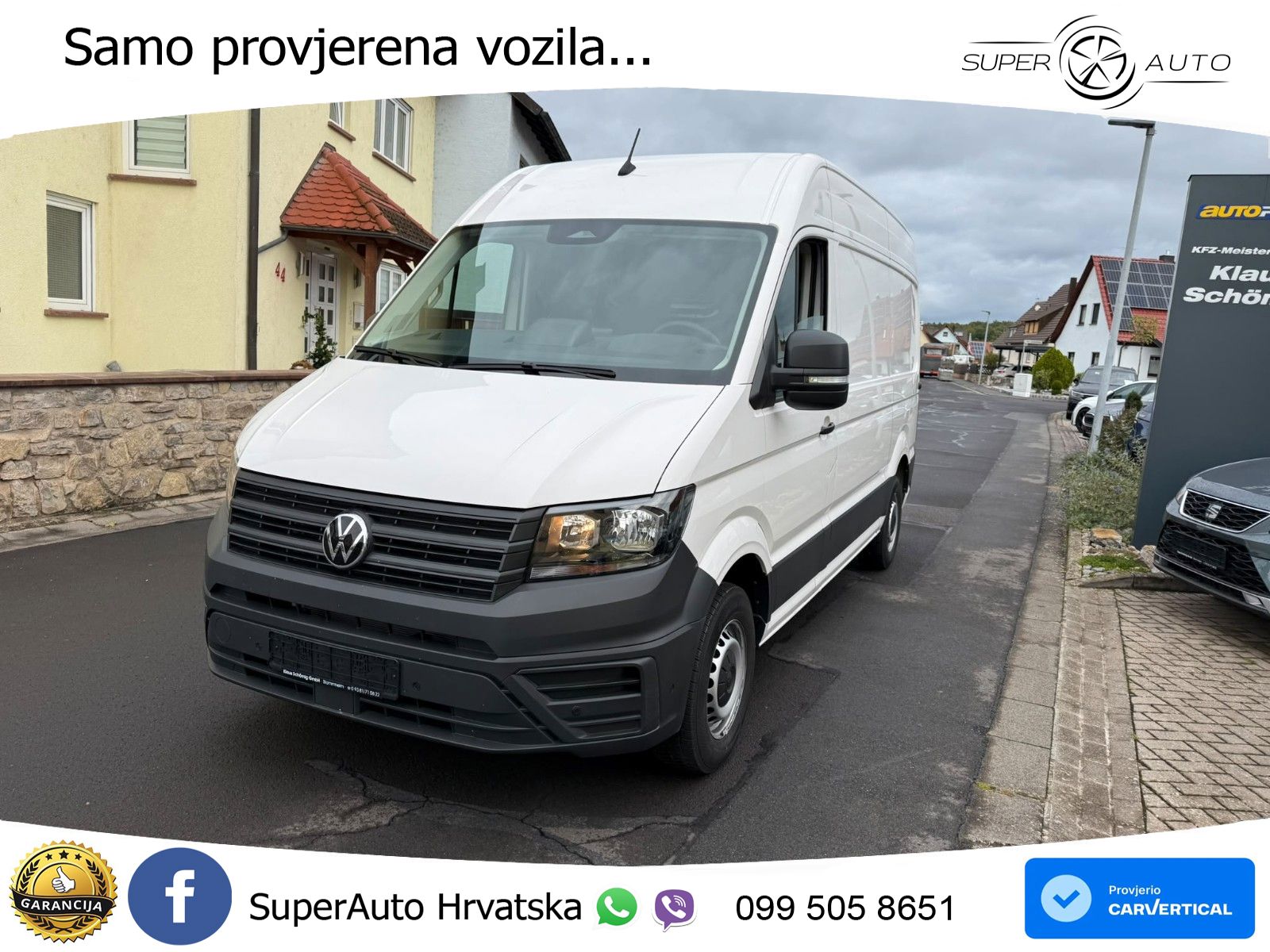 Volkswagen Crafter Kasten 35 mittellang Hochdach  L2H2 FWD 177 KS