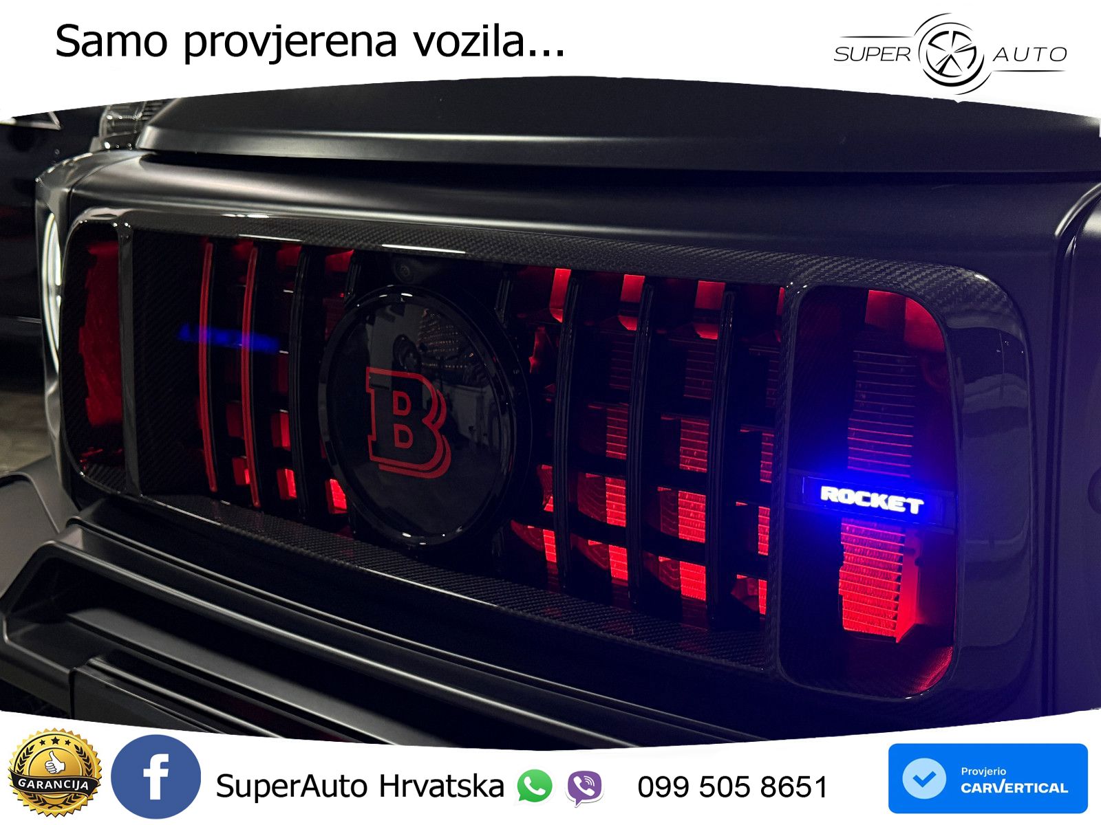 Mercedes AMG G 63 Long V8 (585 KS) 4MATIC 9G-TRONIC AMG SPEEDSHIFT PLUS Manufaktur LED+GR SJED+ACC
