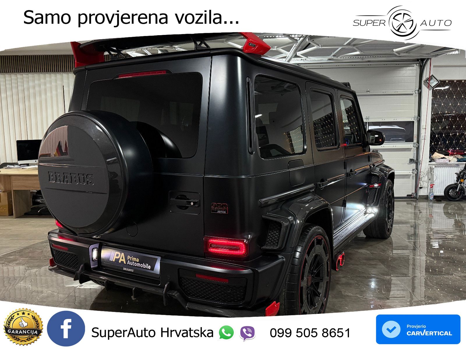 Mercedes AMG G 63 Long V8 (585 KS) 4MATIC 9G-TRONIC AMG SPEEDSHIFT PLUS Manufaktur LED+GR SJED+ACC