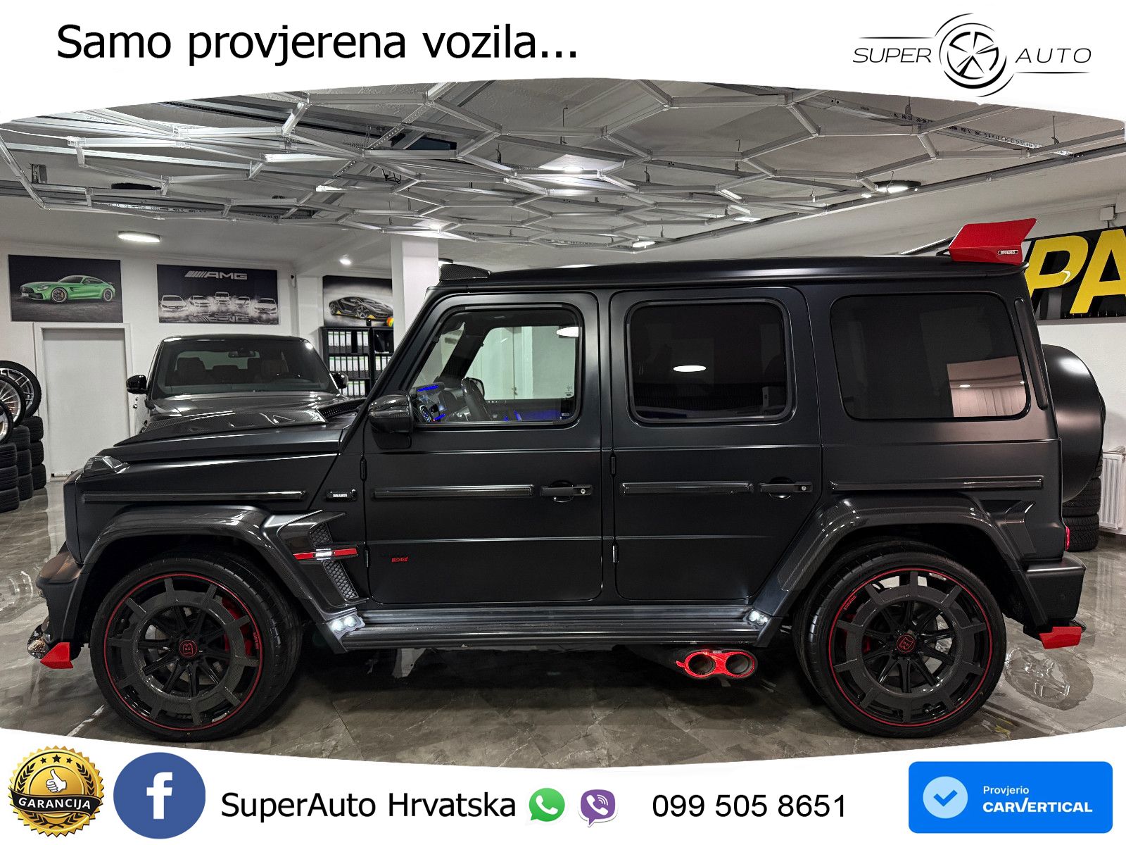 Mercedes AMG G 63 Long V8 (585 KS) 4MATIC 9G-TRONIC AMG SPEEDSHIFT PLUS Manufaktur LED+GR SJED+ACC