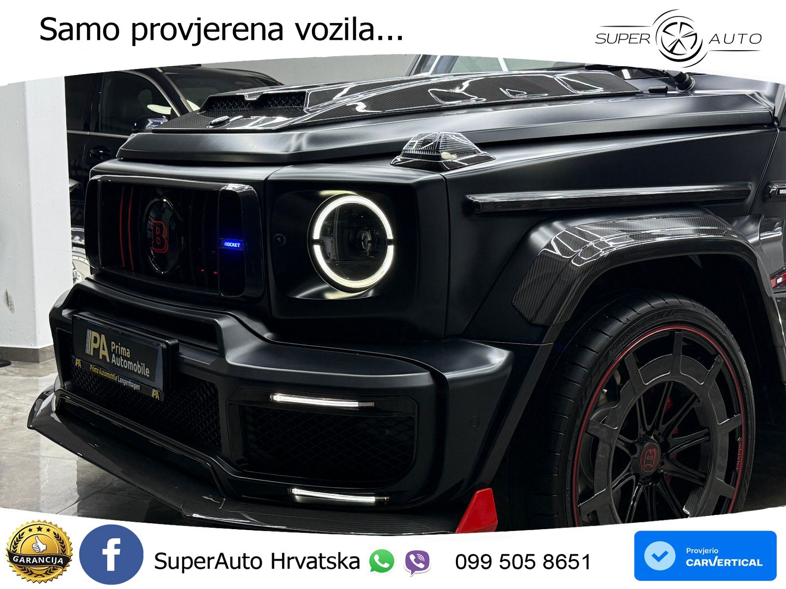 Mercedes AMG G 63 Long V8 (585 KS) 4MATIC 9G-TRONIC AMG SPEEDSHIFT PLUS Manufaktur LED+GR SJED+ACC