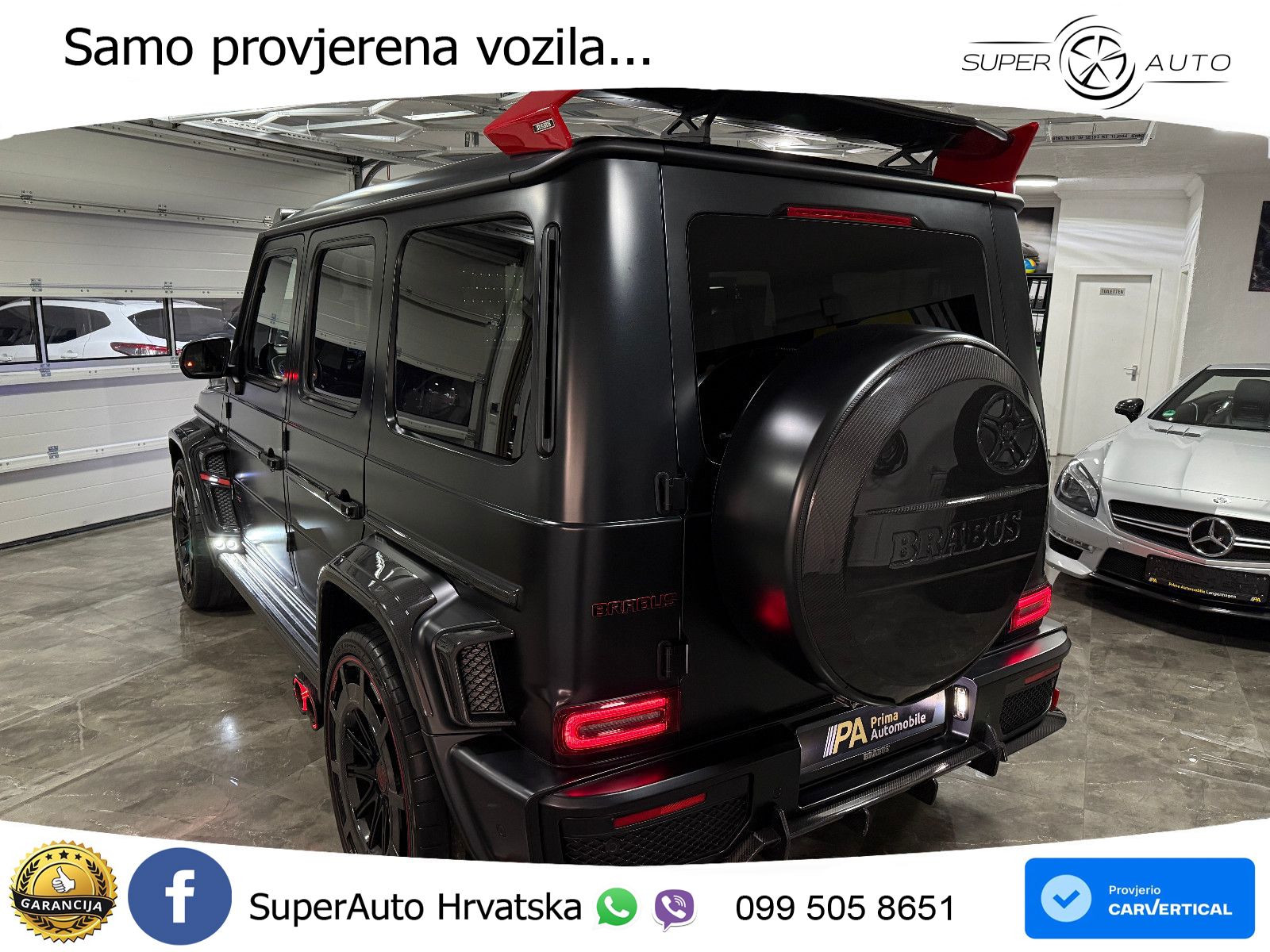 Mercedes AMG G 63 Long V8 (585 KS) 4MATIC 9G-TRONIC AMG SPEEDSHIFT PLUS Manufaktur LED+GR SJED+ACC