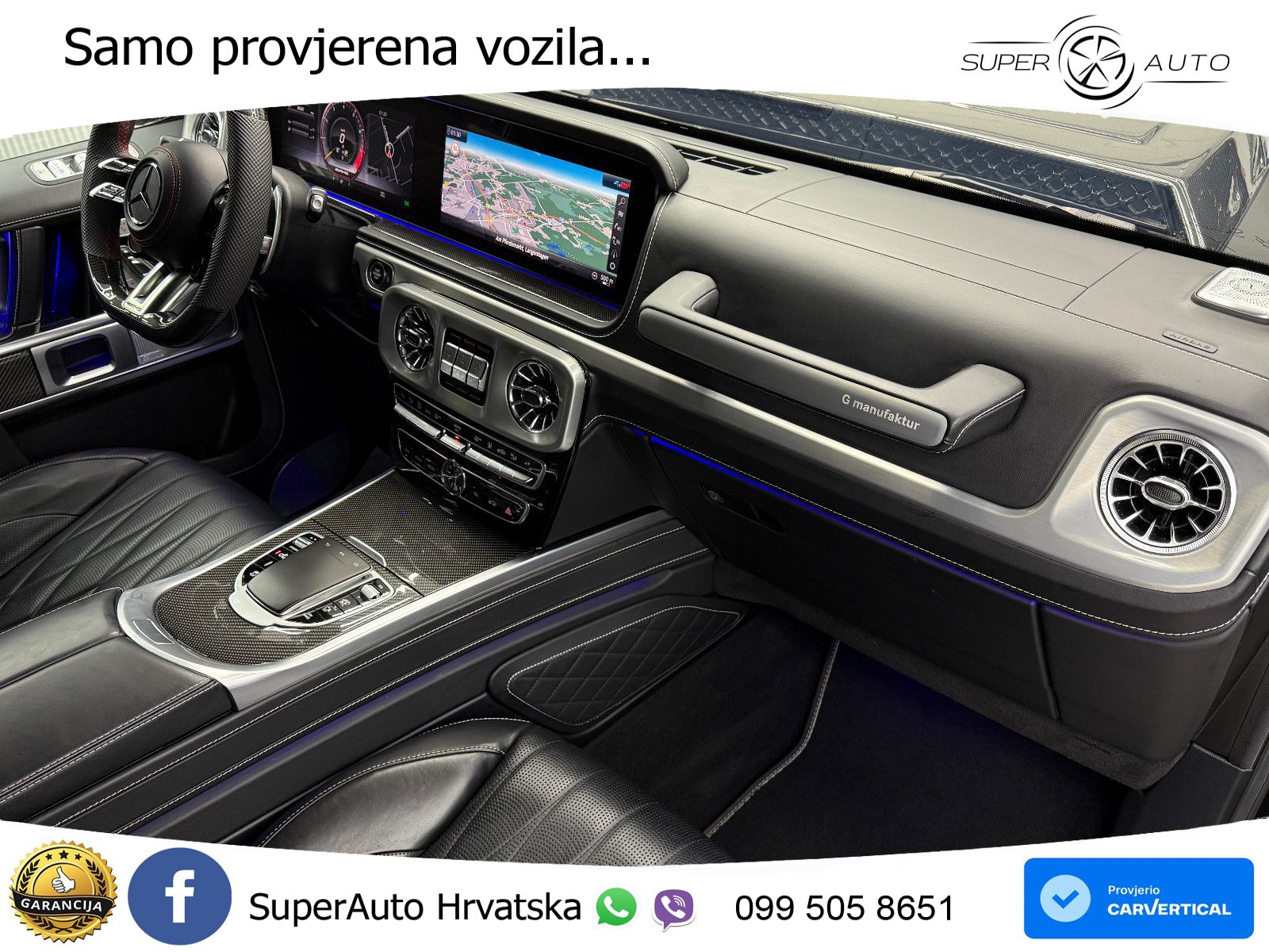 Mercedes AMG G 63 Long V8 (585 KS) 4MATIC 9G-TRONIC AMG SPEEDSHIFT PLUS Manufaktur LED+GR SJED+ACC