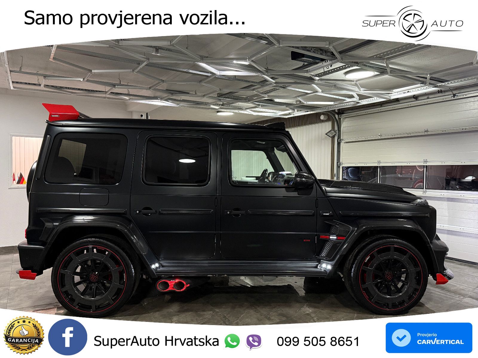 Mercedes AMG G 63 Long V8 (585 KS) 4MATIC 9G-TRONIC AMG SPEEDSHIFT PLUS Manufaktur LED+GR SJED+ACC