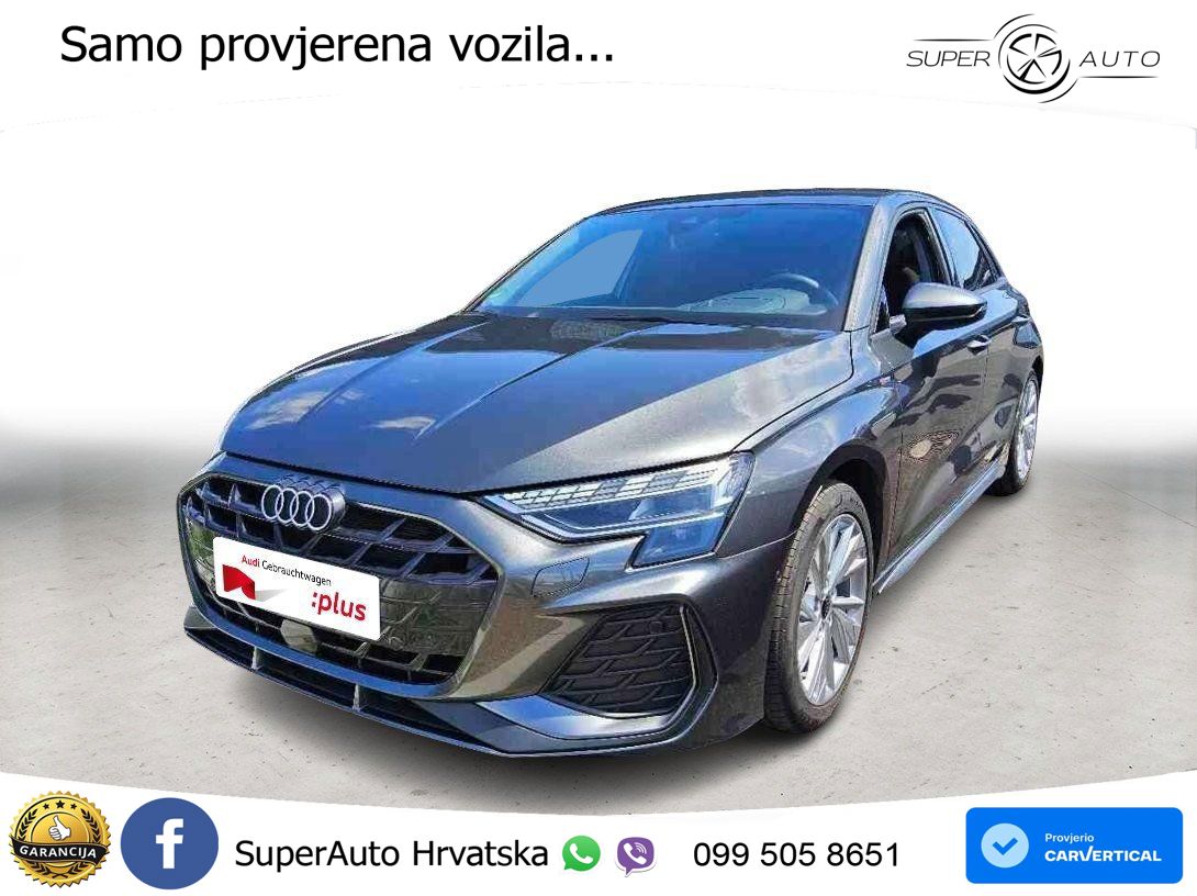 Audi A3 35 TFSI (150 KS) S tronic S line LED+GR SJED+ACC