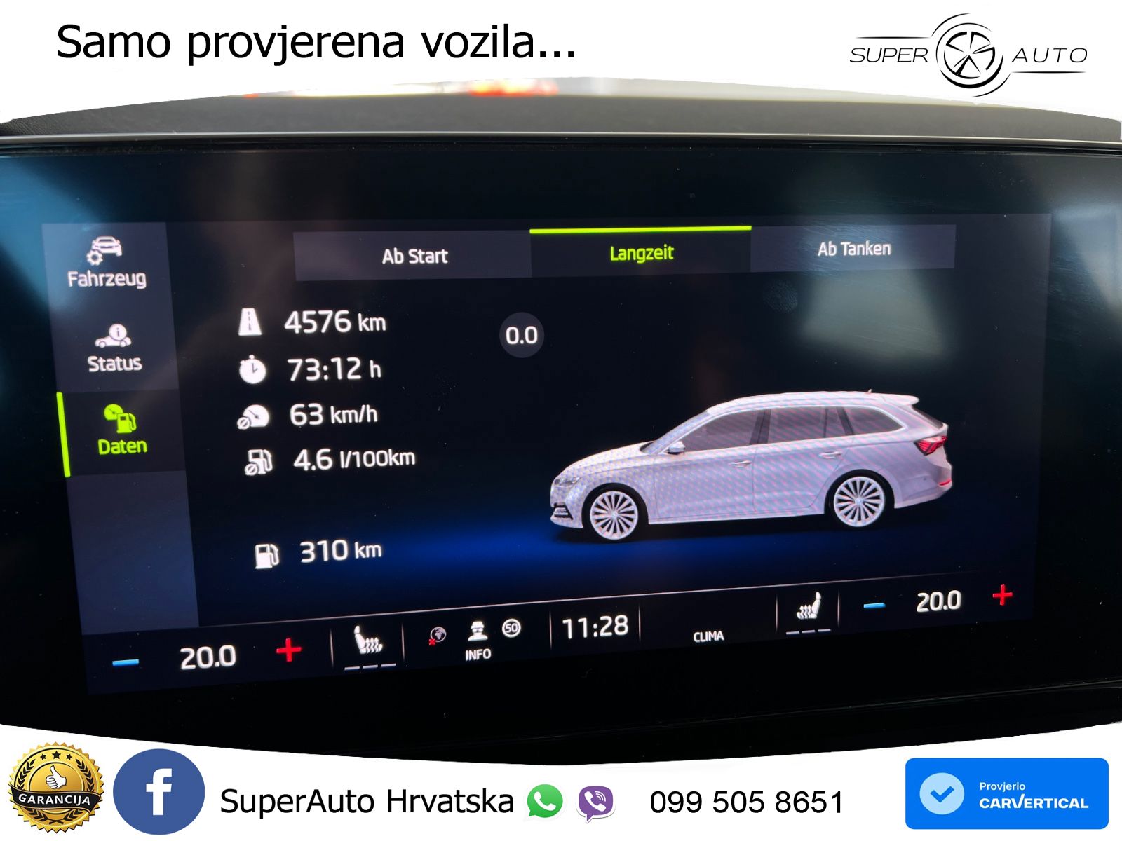 Škoda Octavia Combi 2.0 TDI (150 KS) DSG