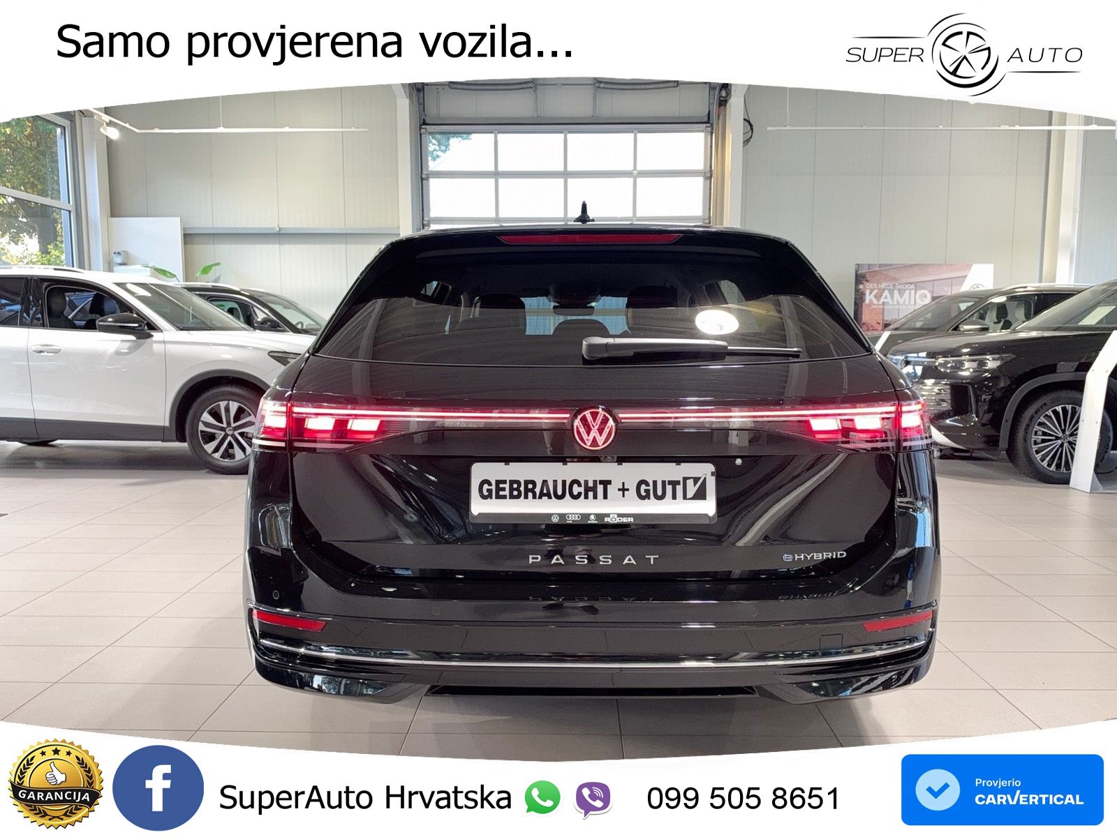 Volkswagen Passat Variant 1.5 TSI (272 KS) eHybrid DSG Elegance MATRIX+GR SJED+KAM