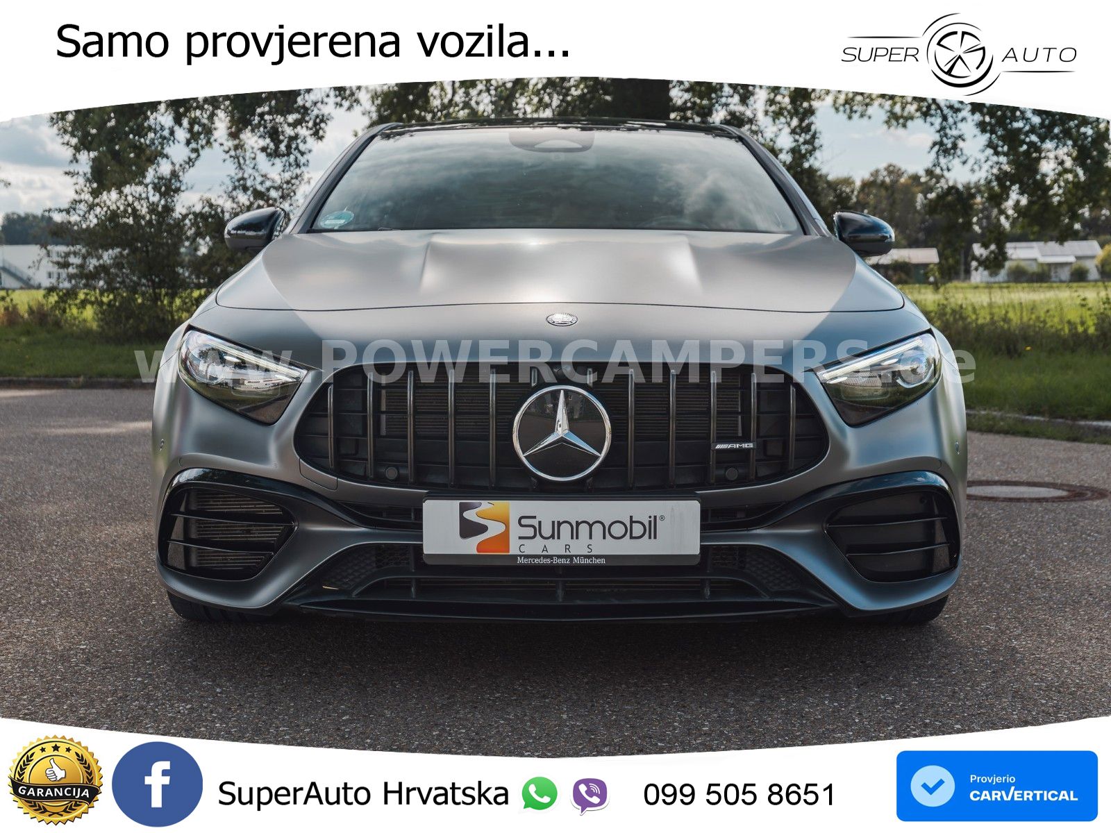 Mercedes-Benz AMG A 45 S 4MATIC+ AMG SPEEDSHIFT DCT 8G LED+GR SJED+ACC