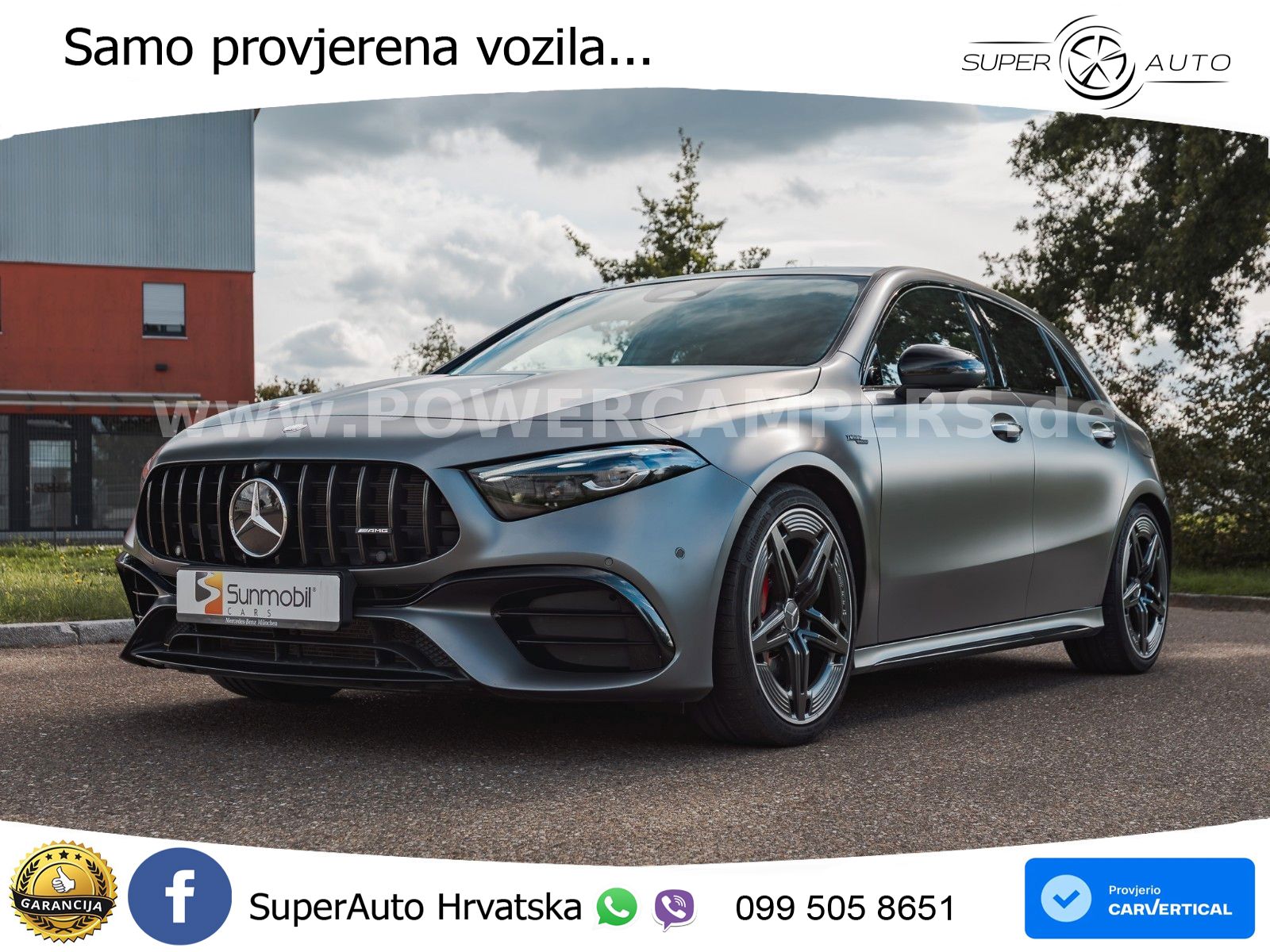 Mercedes-Benz AMG A 45 S 4MATIC+ AMG SPEEDSHIFT DCT 8G LED+GR SJED+ACC
