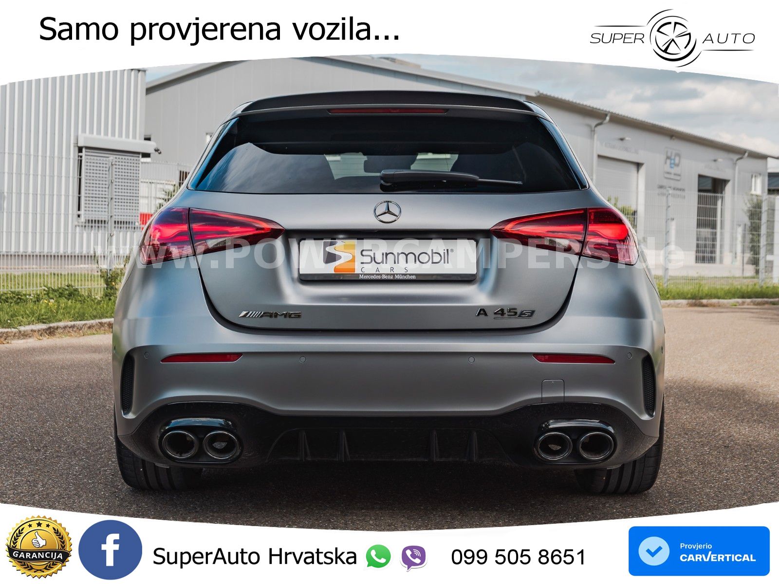 Mercedes-Benz AMG A 45 S 4MATIC+ AMG SPEEDSHIFT DCT 8G LED+GR SJED+ACC