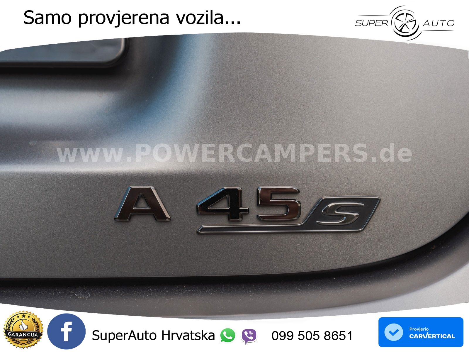 Mercedes-Benz AMG A 45 S 4MATIC+ AMG SPEEDSHIFT DCT 8G LED+GR SJED+ACC