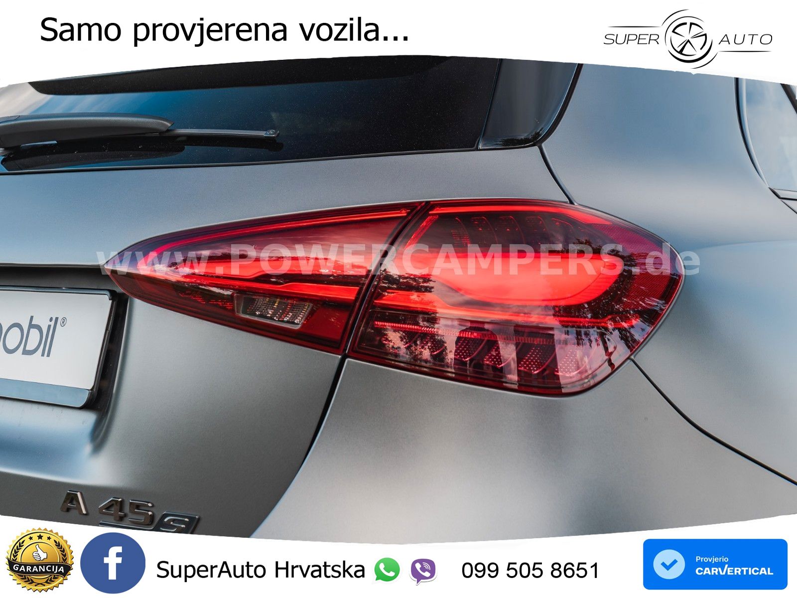 Mercedes-Benz AMG A 45 S 4MATIC+ AMG SPEEDSHIFT DCT 8G LED+GR SJED+ACC