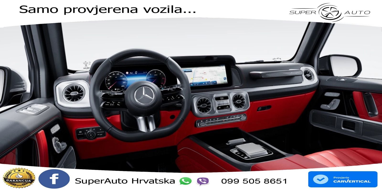 Mercedes G 450d Long (367 KS) 4MATIC 9G-TRONIC Superior LED+GR SJED+ACC