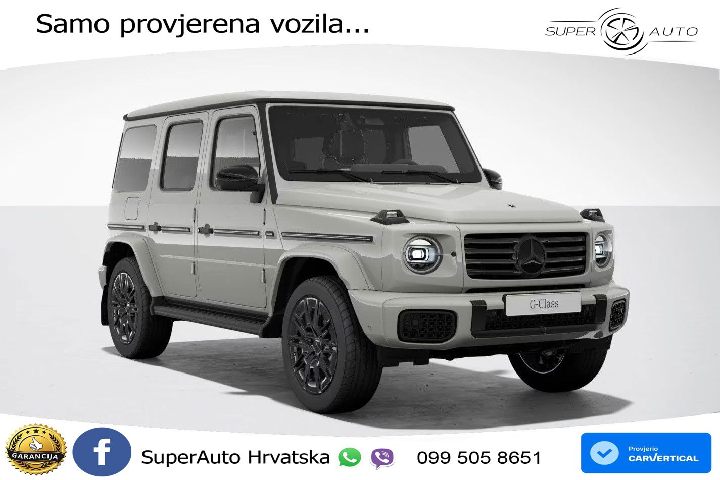 Mercedes G 450d Long (367 KS) 4MATIC 9G-TRONIC AMG LED+GR SJED+ACC