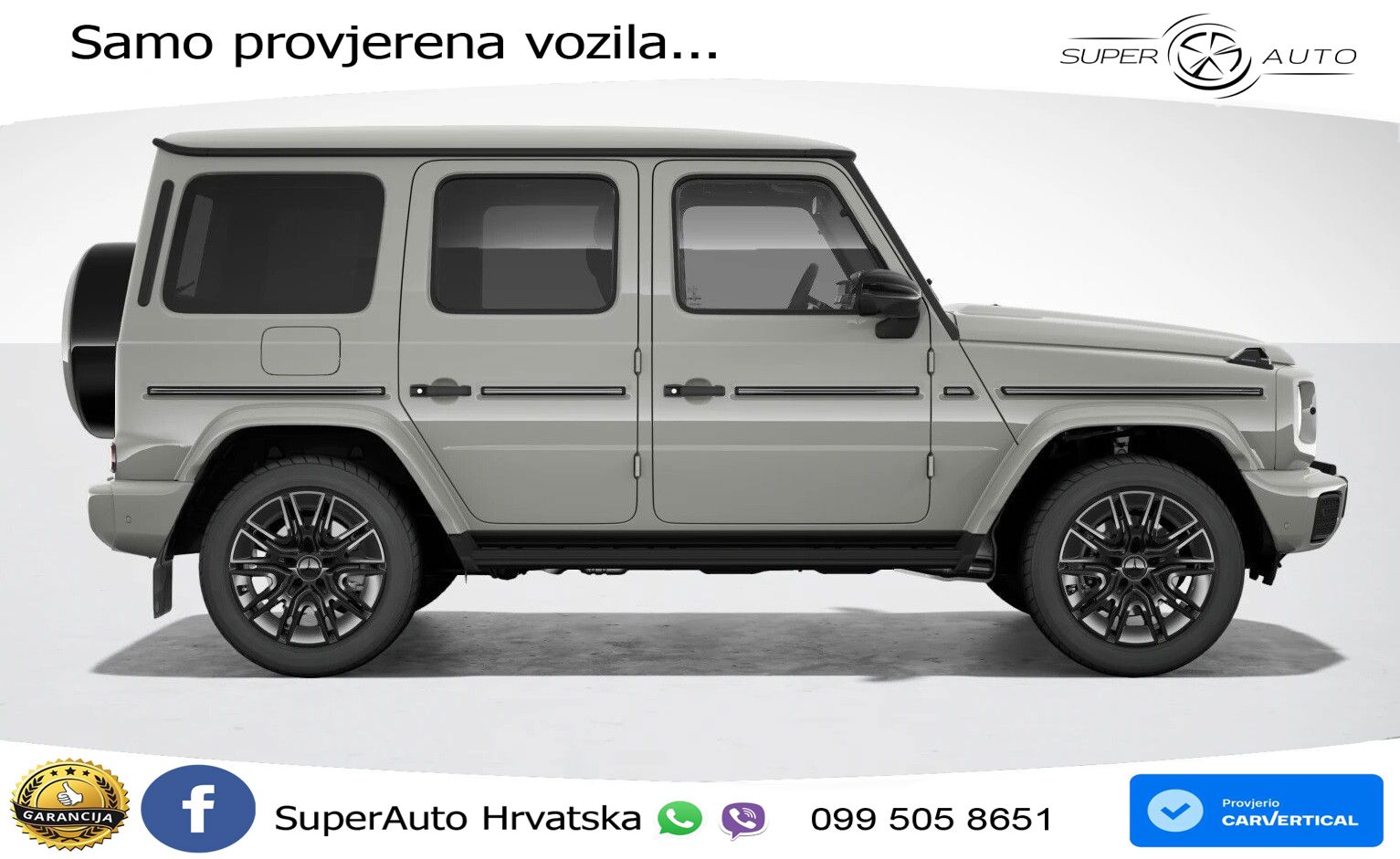Mercedes G 450d Long (367 KS) 4MATIC 9G-TRONIC AMG LED+GR SJED+ACC