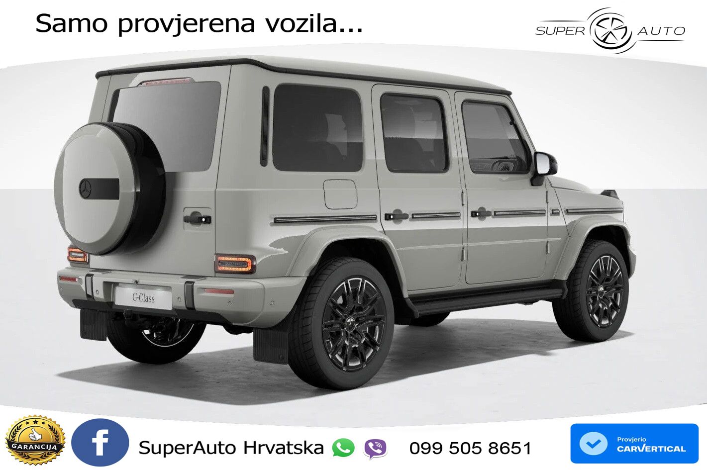 Mercedes G 450d Long (367 KS) 4MATIC 9G-TRONIC AMG LED+GR SJED+ACC