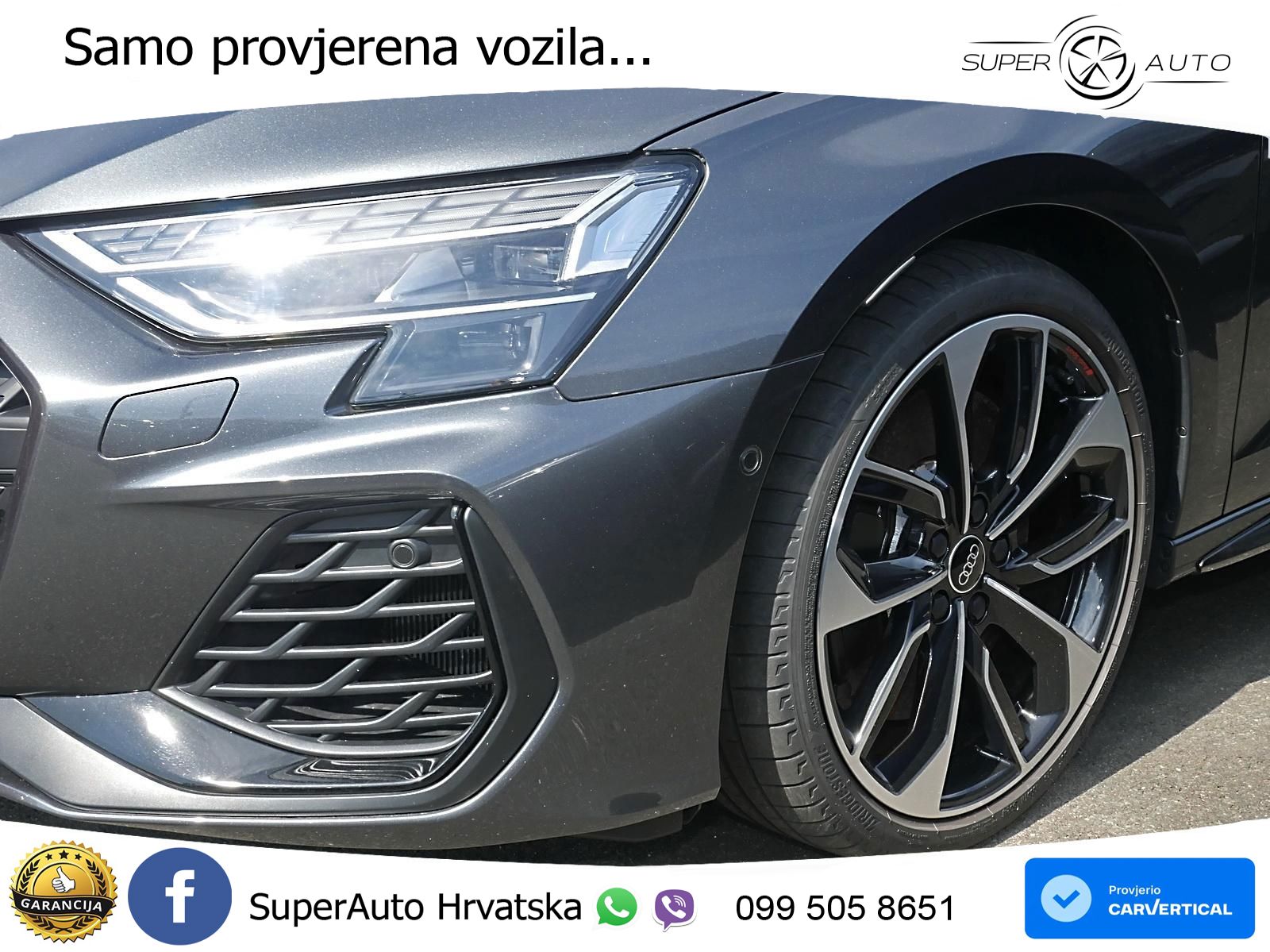Audi S3 2.0 TFSI (333 KS) quattro S tronic LED+GR SJED+ACC
