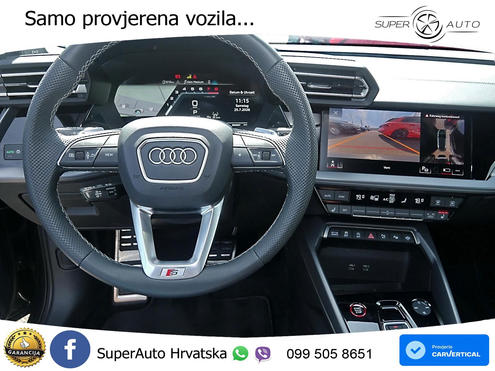 Audi S3 2.0 TFSI (333 KS) quattro S tronic LED+GR SJED+ACC