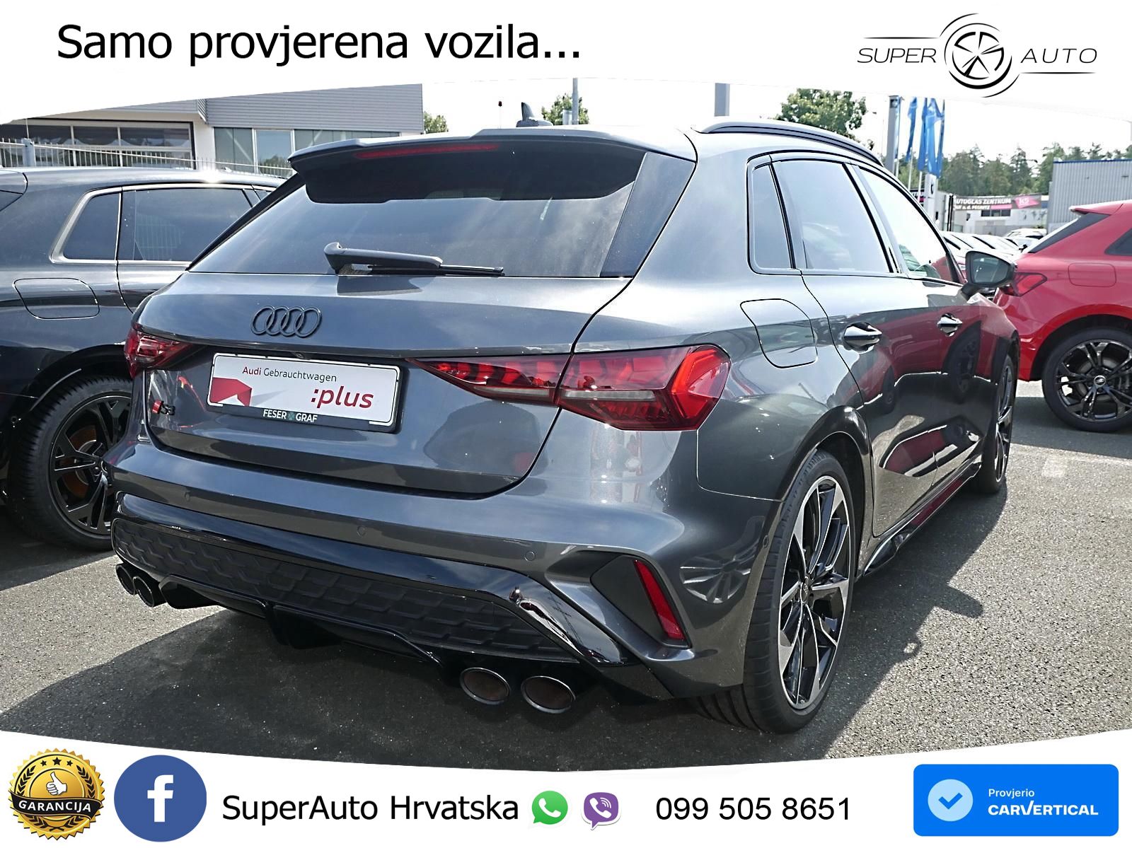 Audi S3 2.0 TFSI (333 KS) quattro S tronic LED+GR SJED+ACC
