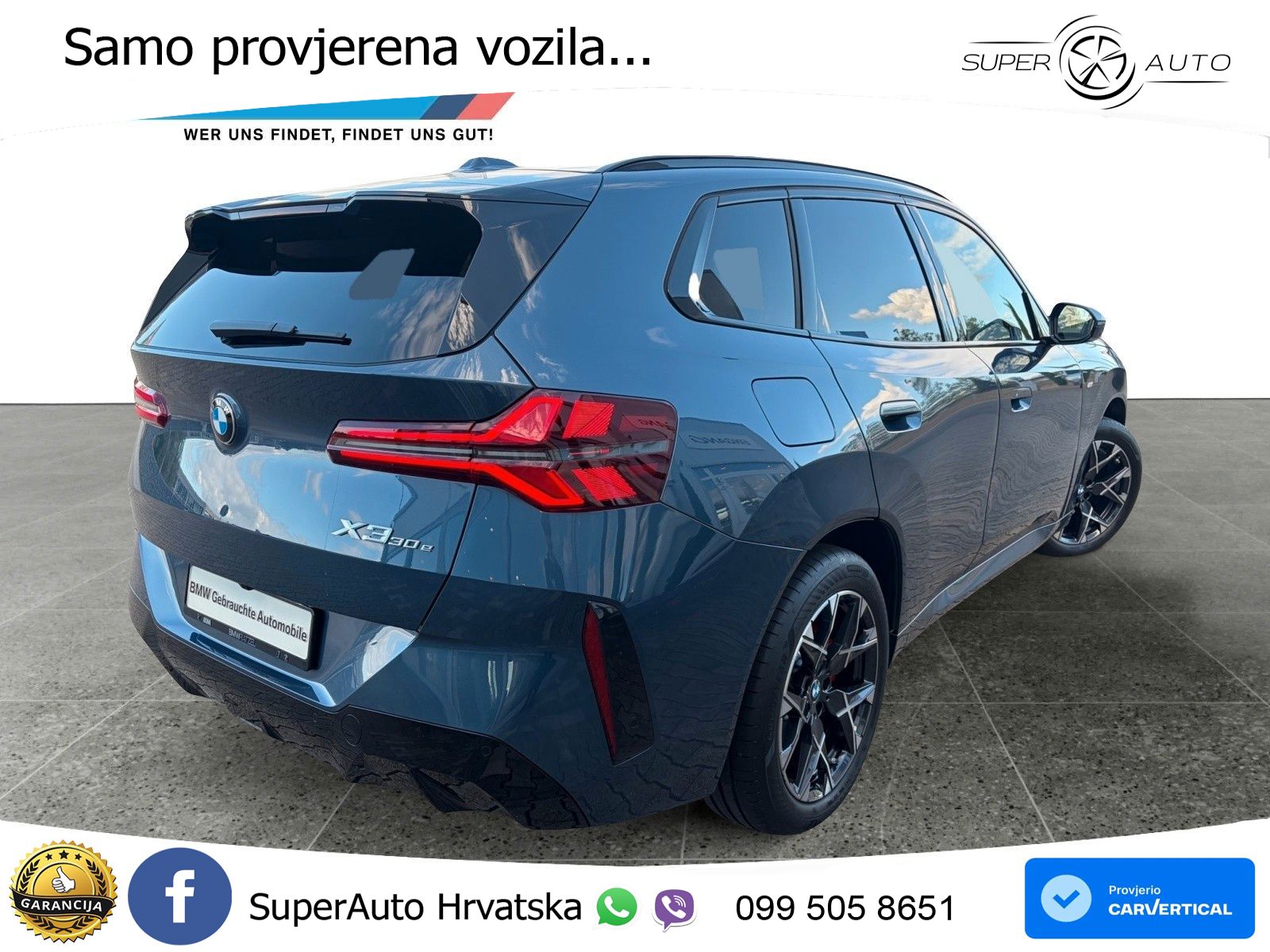 BMW X3 30e xDrive Steptronic M Sport LED+GR SJED+ACC