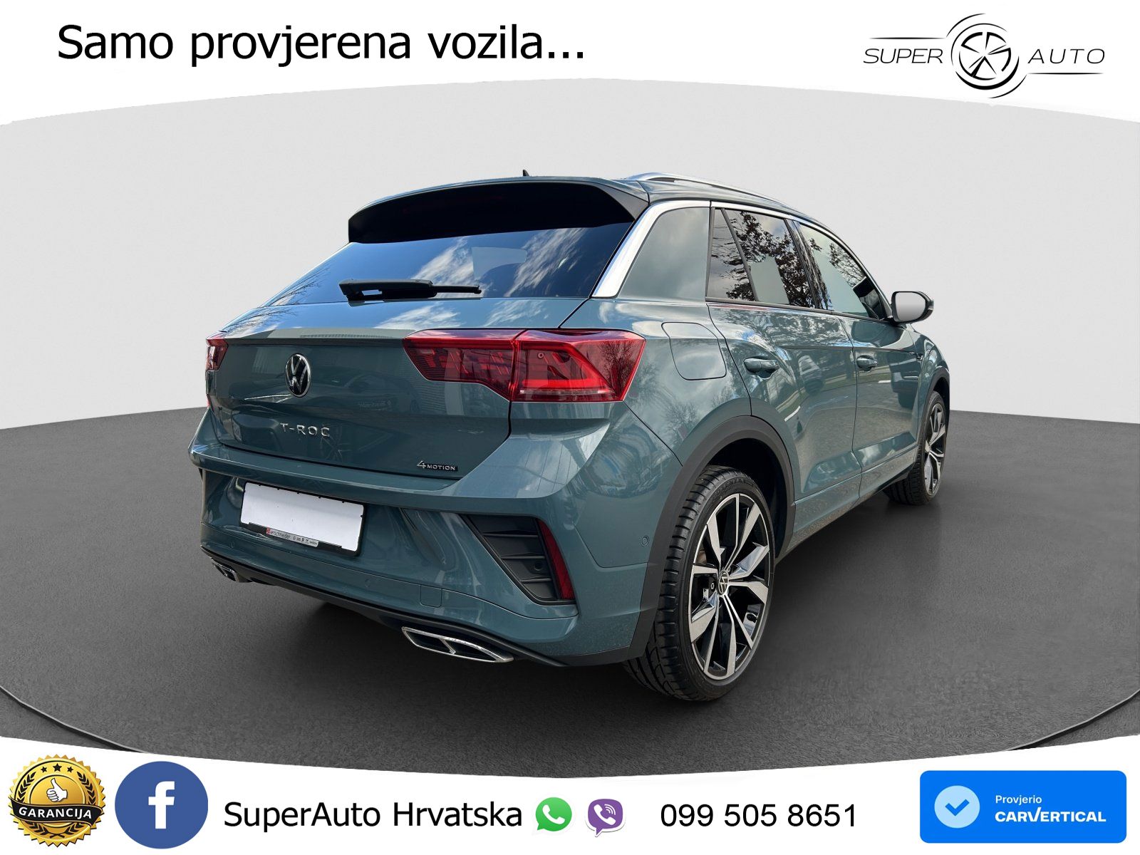 Volkswagen T-Roc I 2.0 TSI (190 KS) 4M DSG LED+GR SJED+ACC