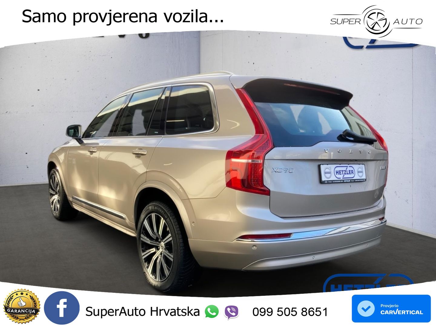 Volvo XC90 2.0 B5 Diesel AWD Automatic ZRAČNI+ACC+4xGR SJED+KAM