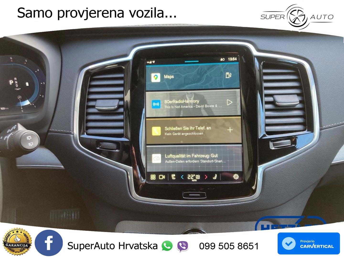 Volvo XC90 2.0 B5 Diesel AWD Automatic ZRAČNI+ACC+4xGR SJED+KAM