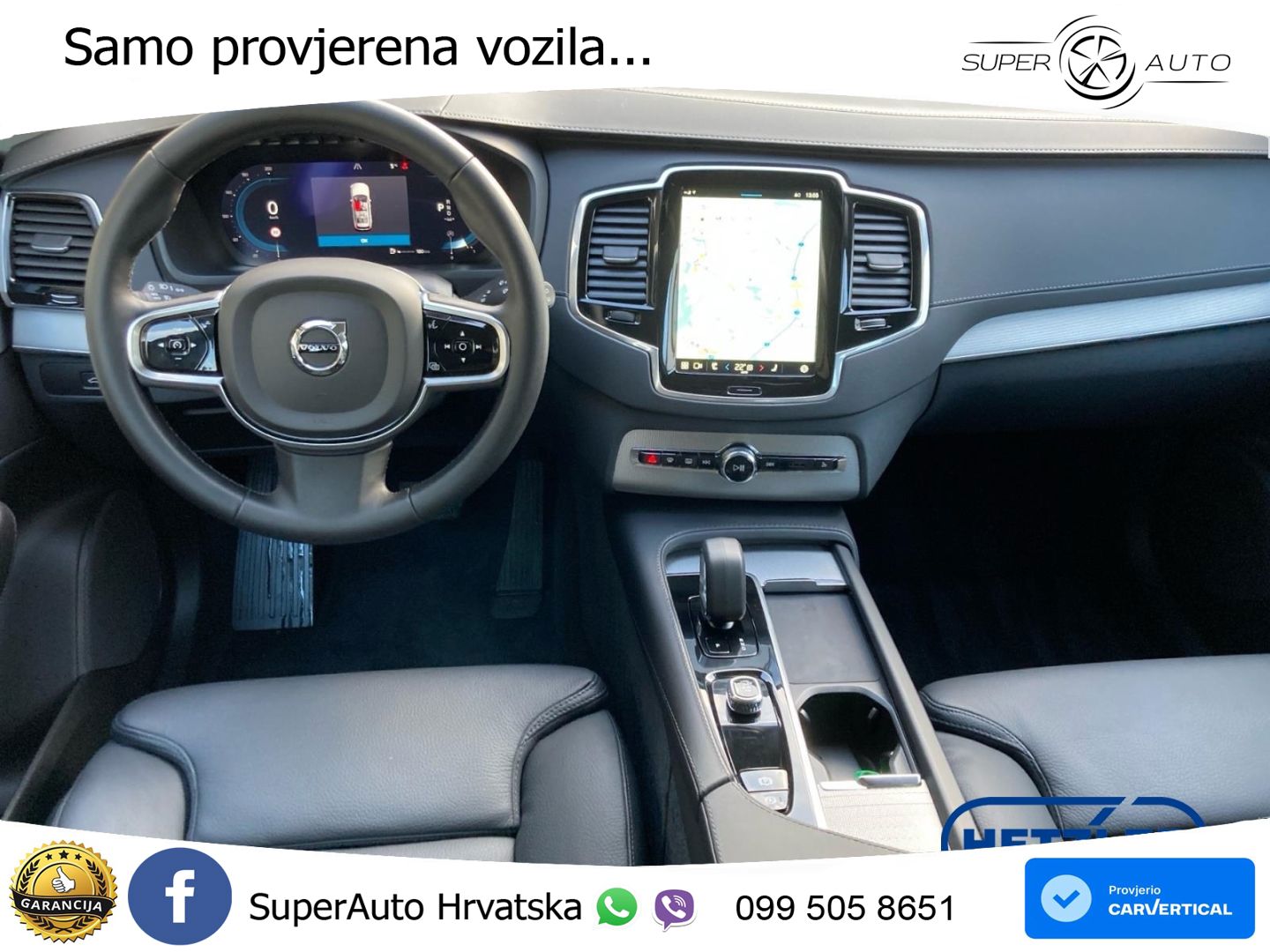 Volvo XC90 2.0 B5 Diesel AWD Automatic ZRAČNI+ACC+4xGR SJED+KAM