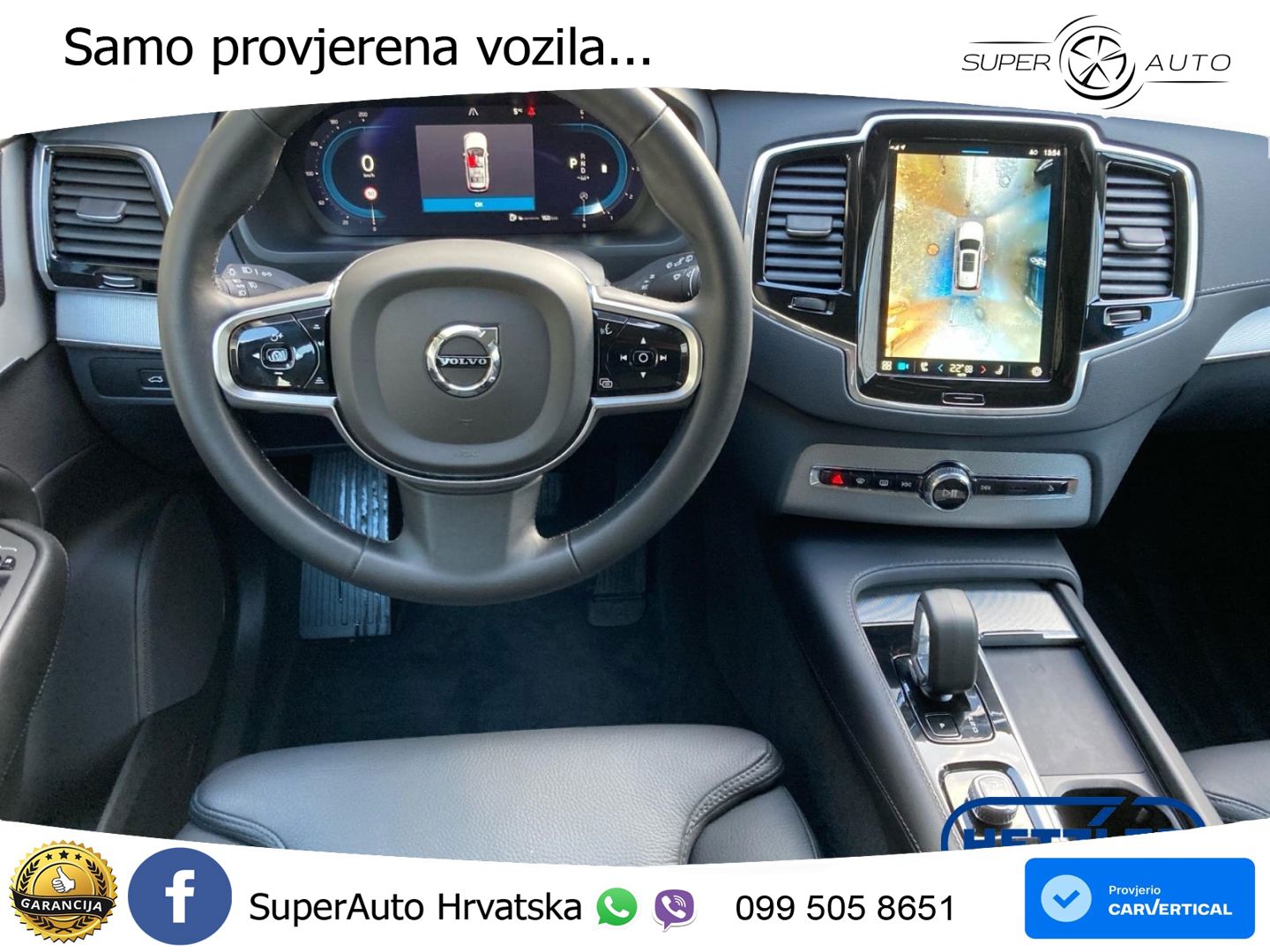 Volvo XC90 2.0 B5 Diesel AWD Automatic ZRAČNI+ACC+4xGR SJED+KAM